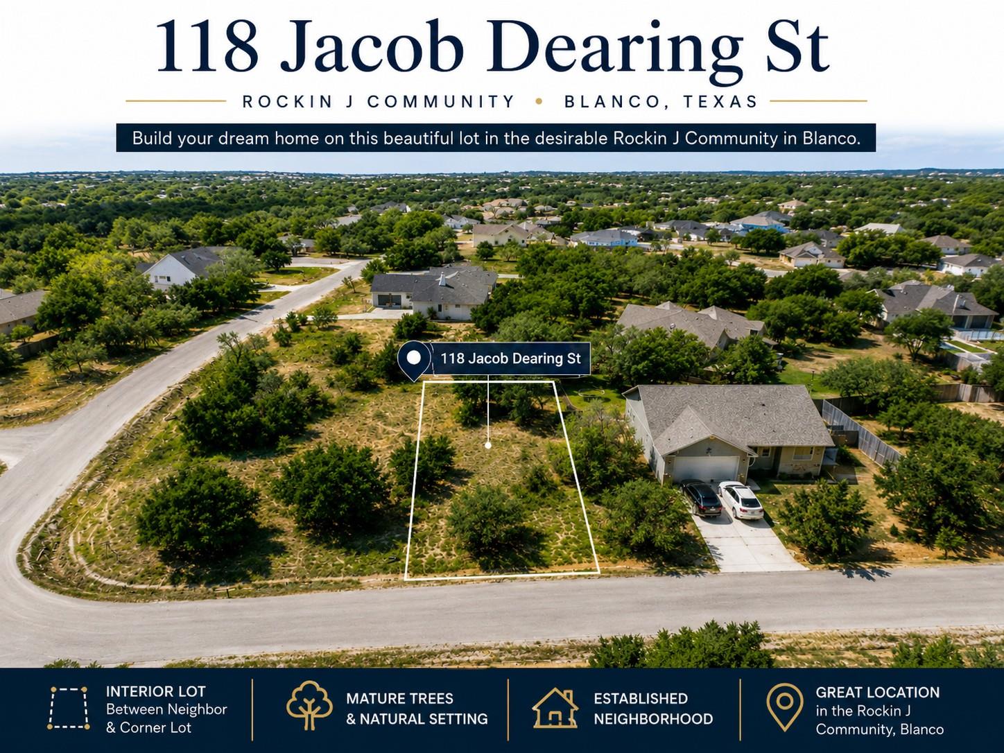 A promising build site awaits in an established n