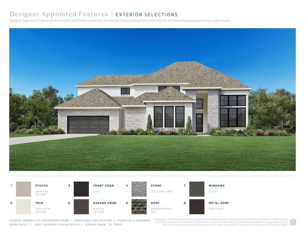 Elegant curb appeal, featuring a distinguished ex