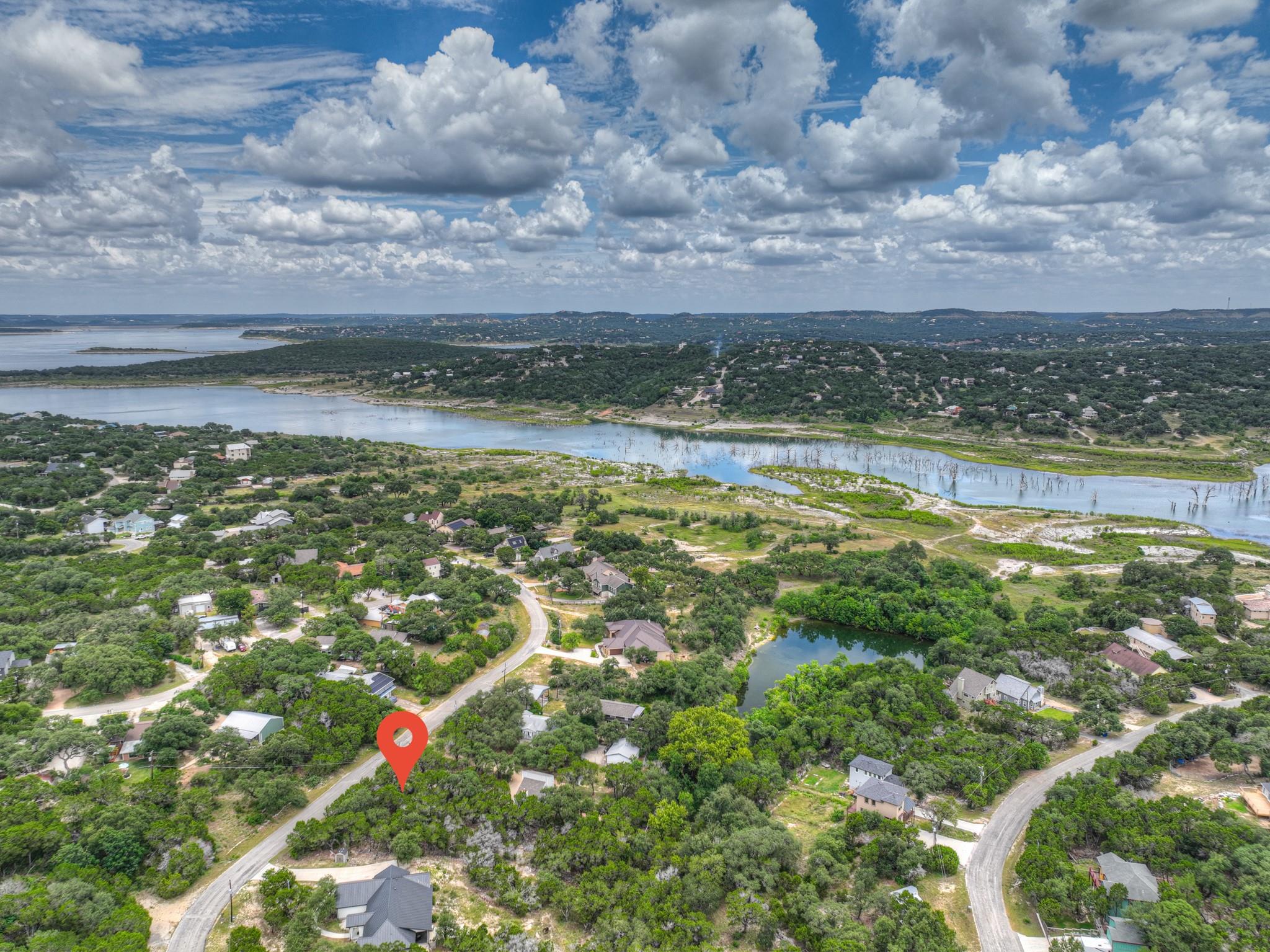 Breathtaking views of the lake and surrounding la