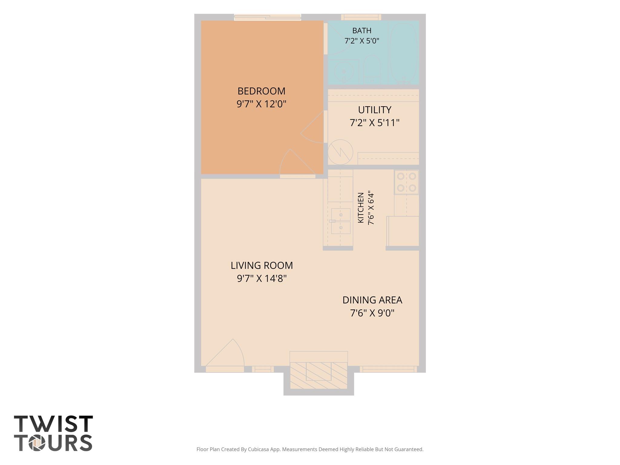 Visualize the thoughtful layout of this home, whe