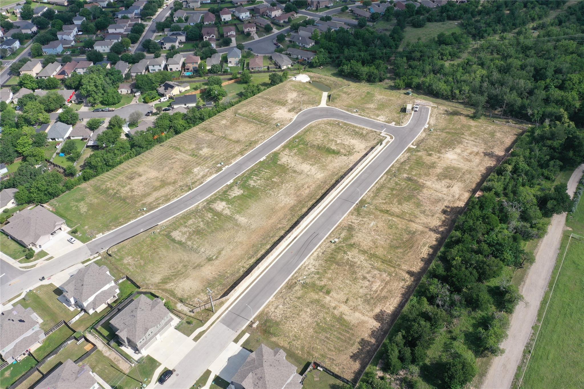 A new community offering buildable lots with pave