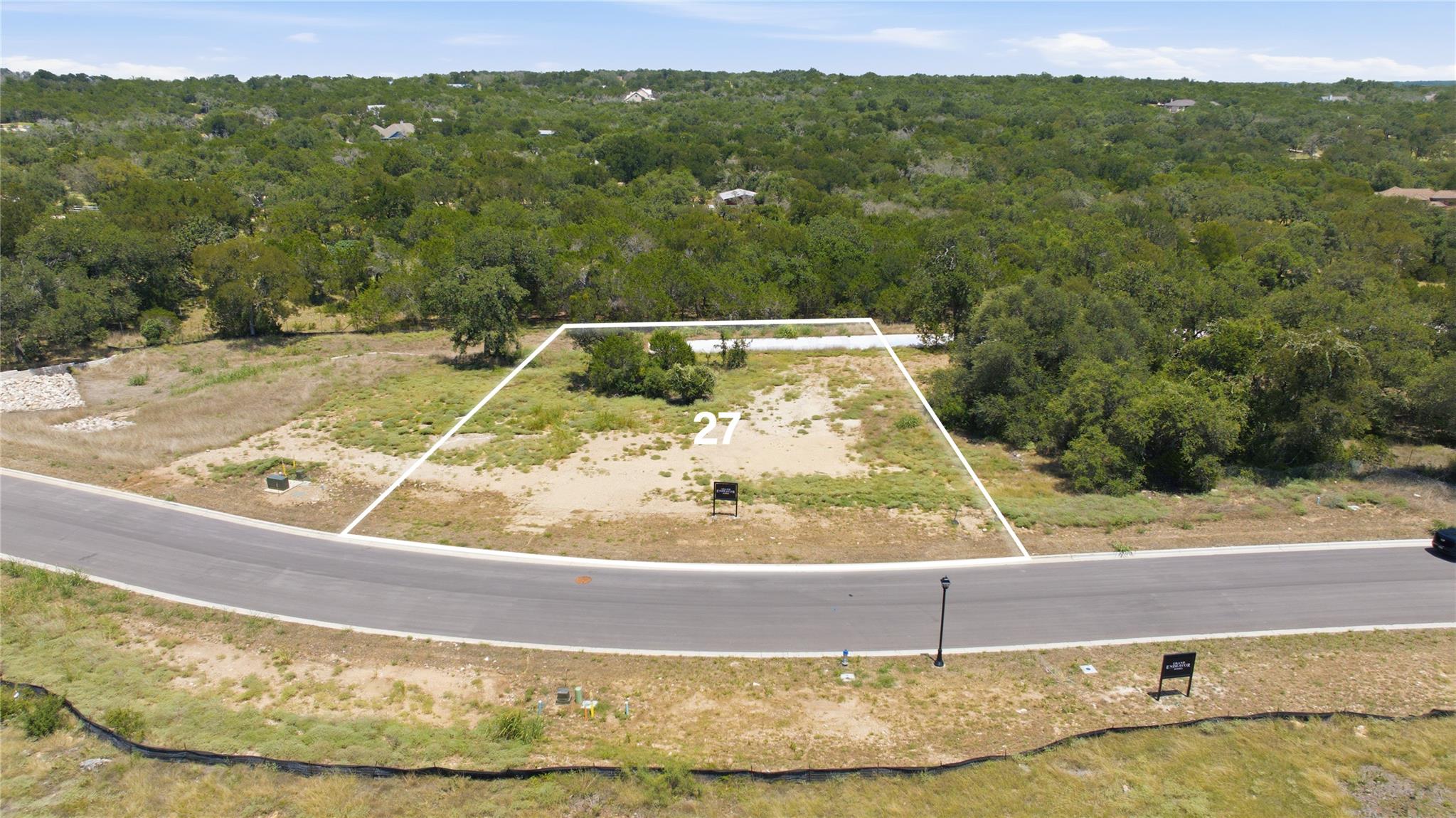 A generously proportioned undeveloped lot awaits 