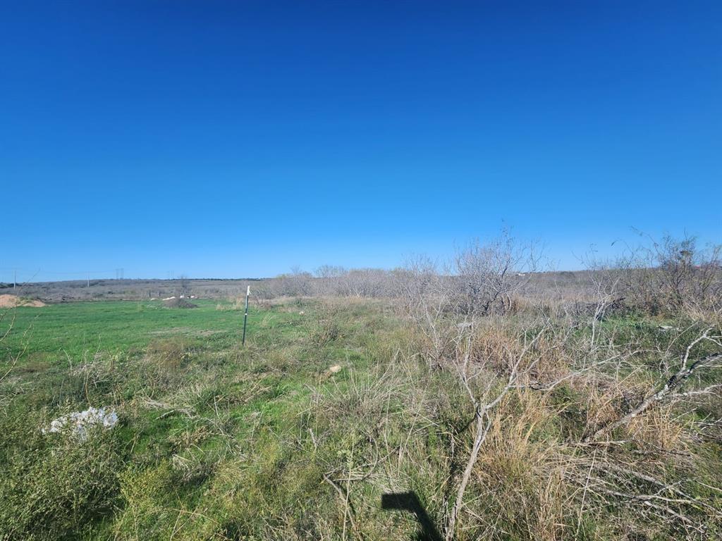 Expansive green acreage stretches out under a cle