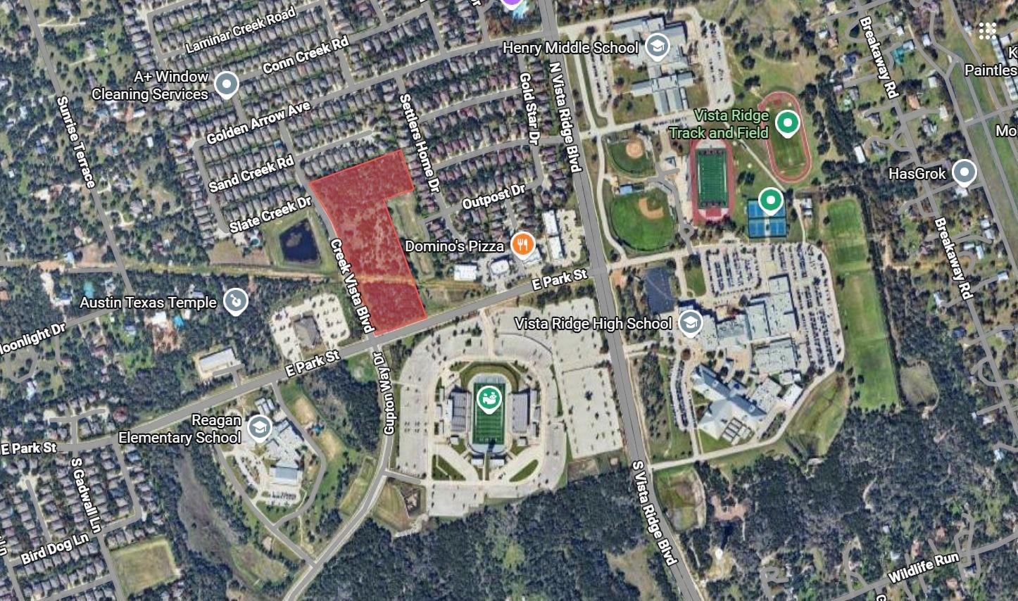A prime location for development with convenient 
