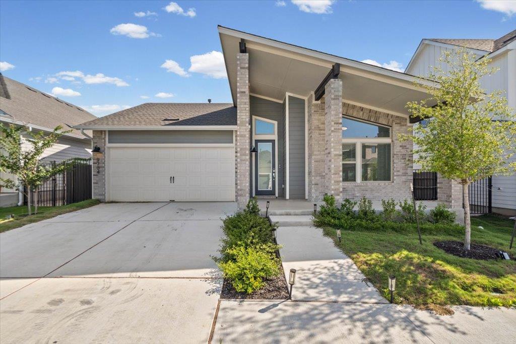 Modern architecture with a sleek, angular rooflin