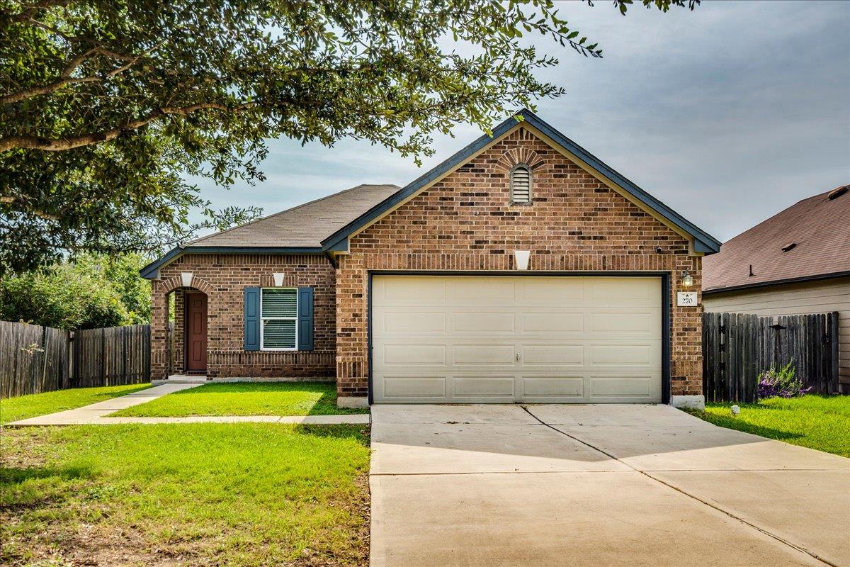 A classic brick exterior offers enduring curb app