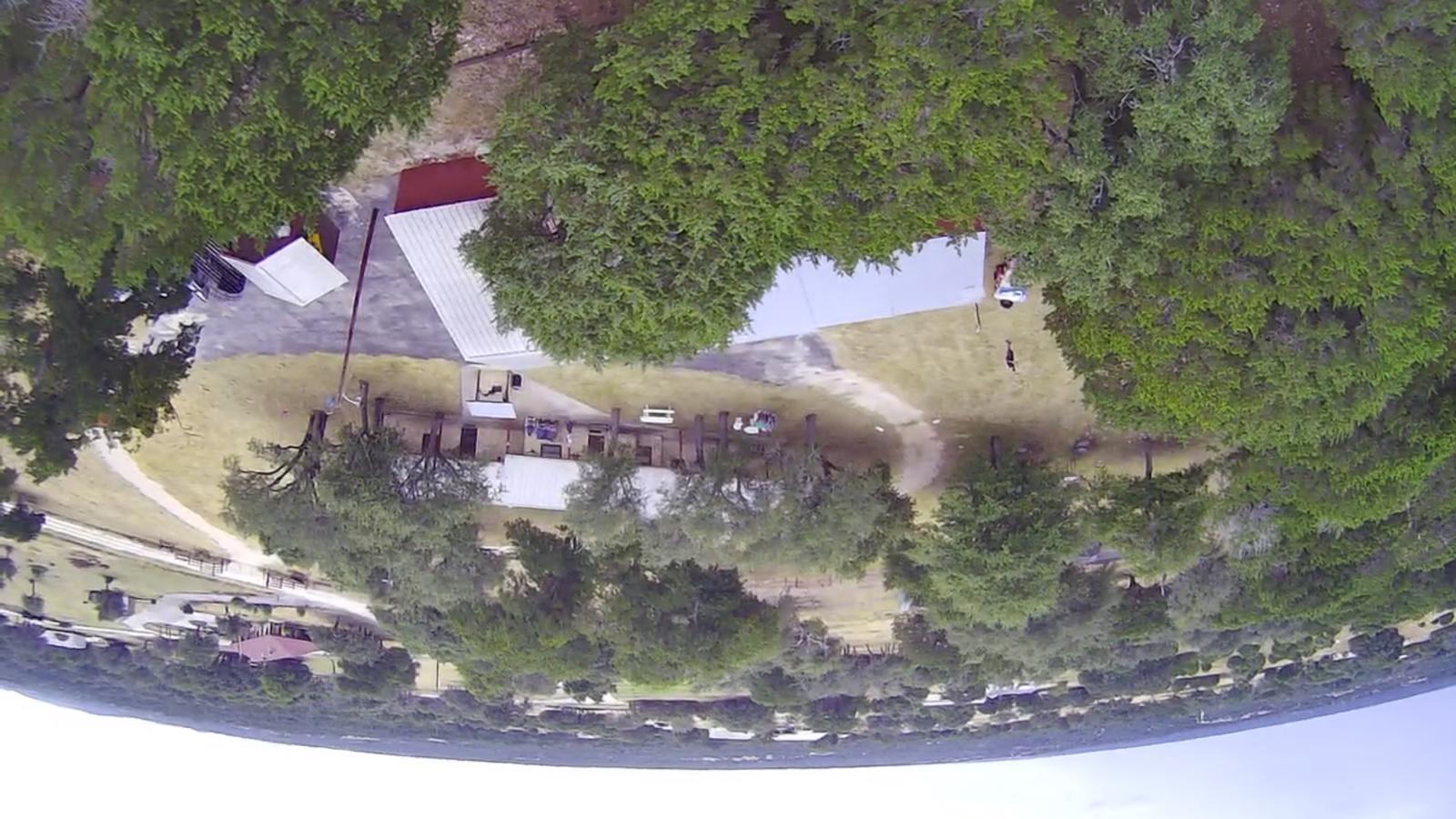 An aerial perspective reveals multiple structures