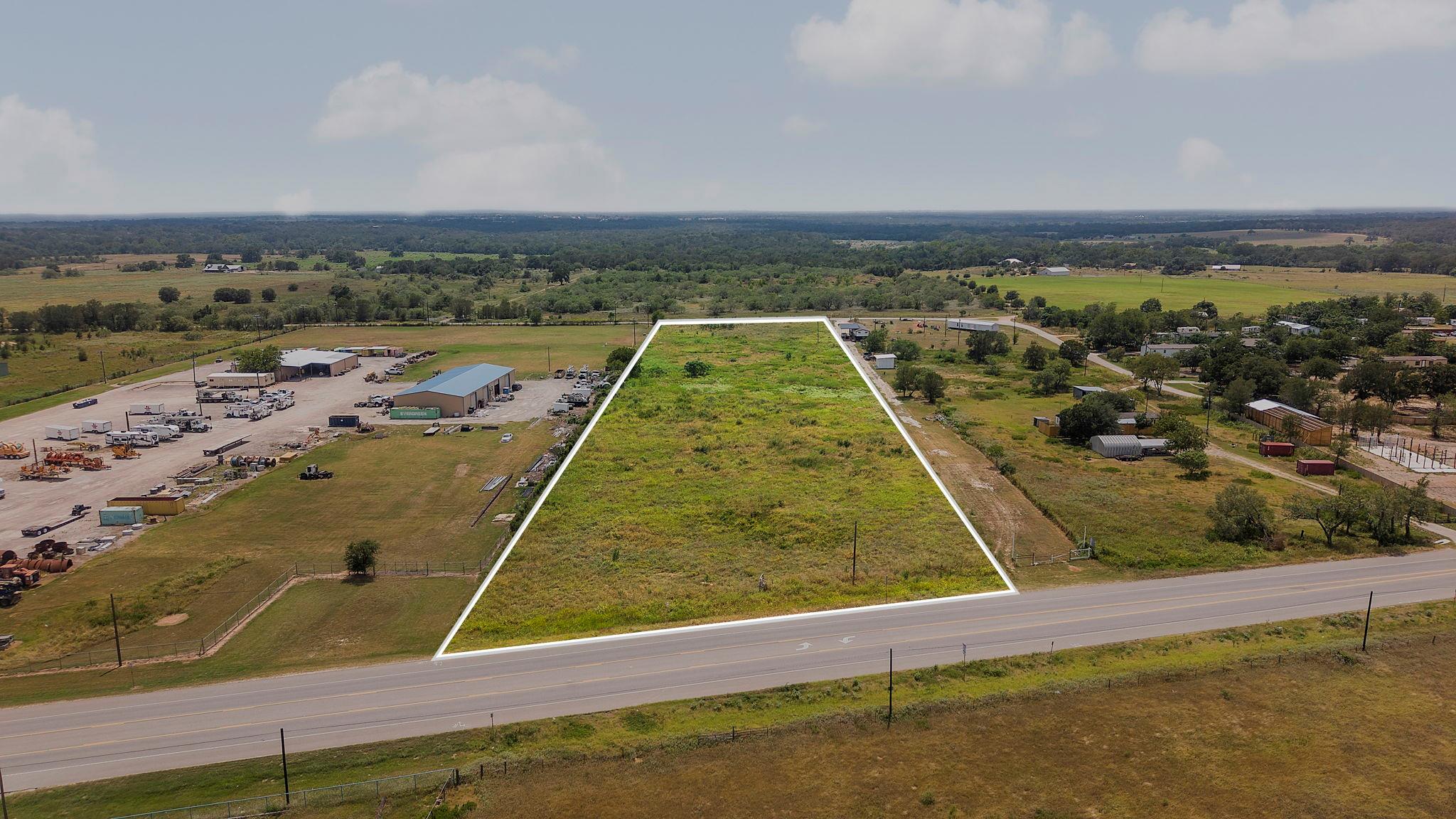 A spacious, undeveloped lot with roadside access 
