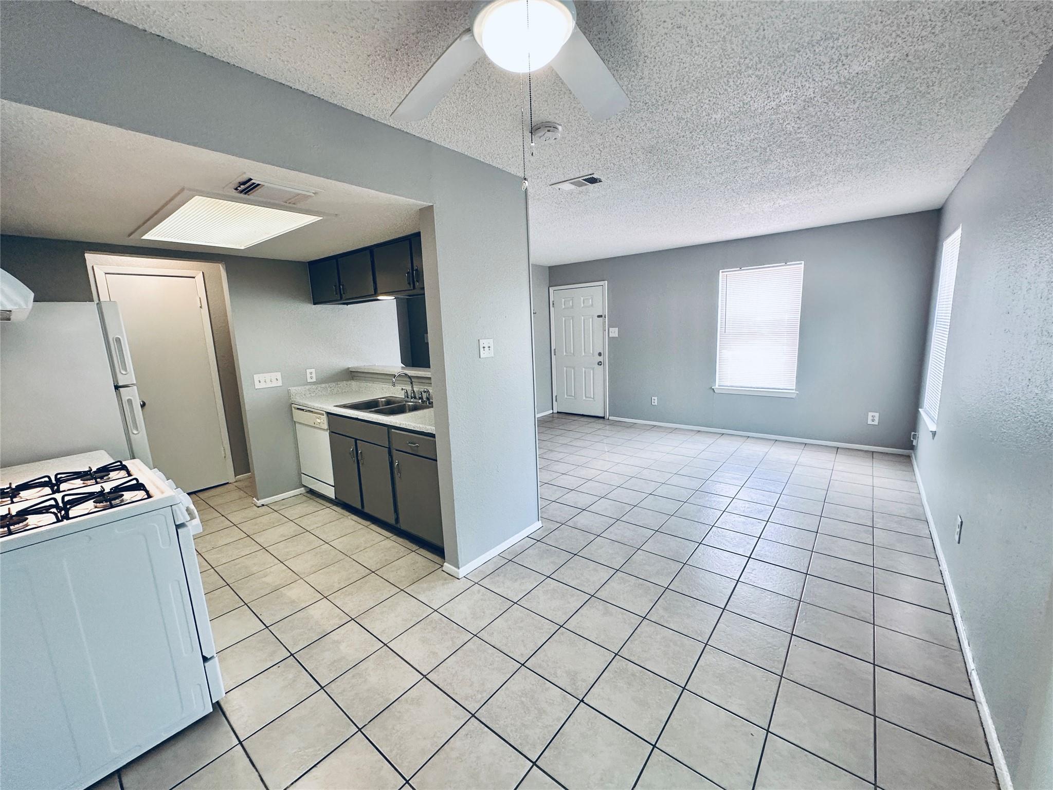 Functional kitchen and living area, perfect for e
