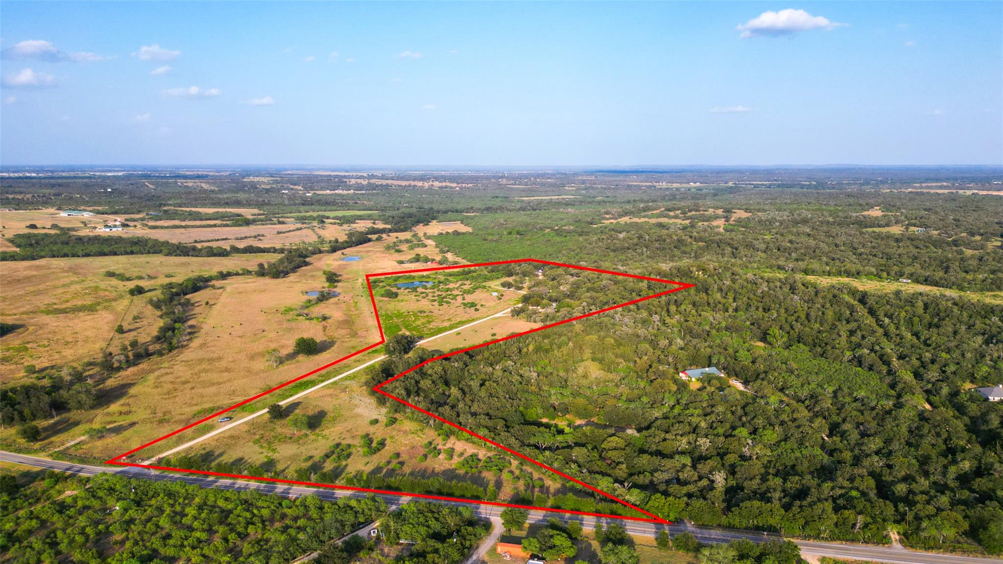 Sprawling acreage offering diverse landscapes and