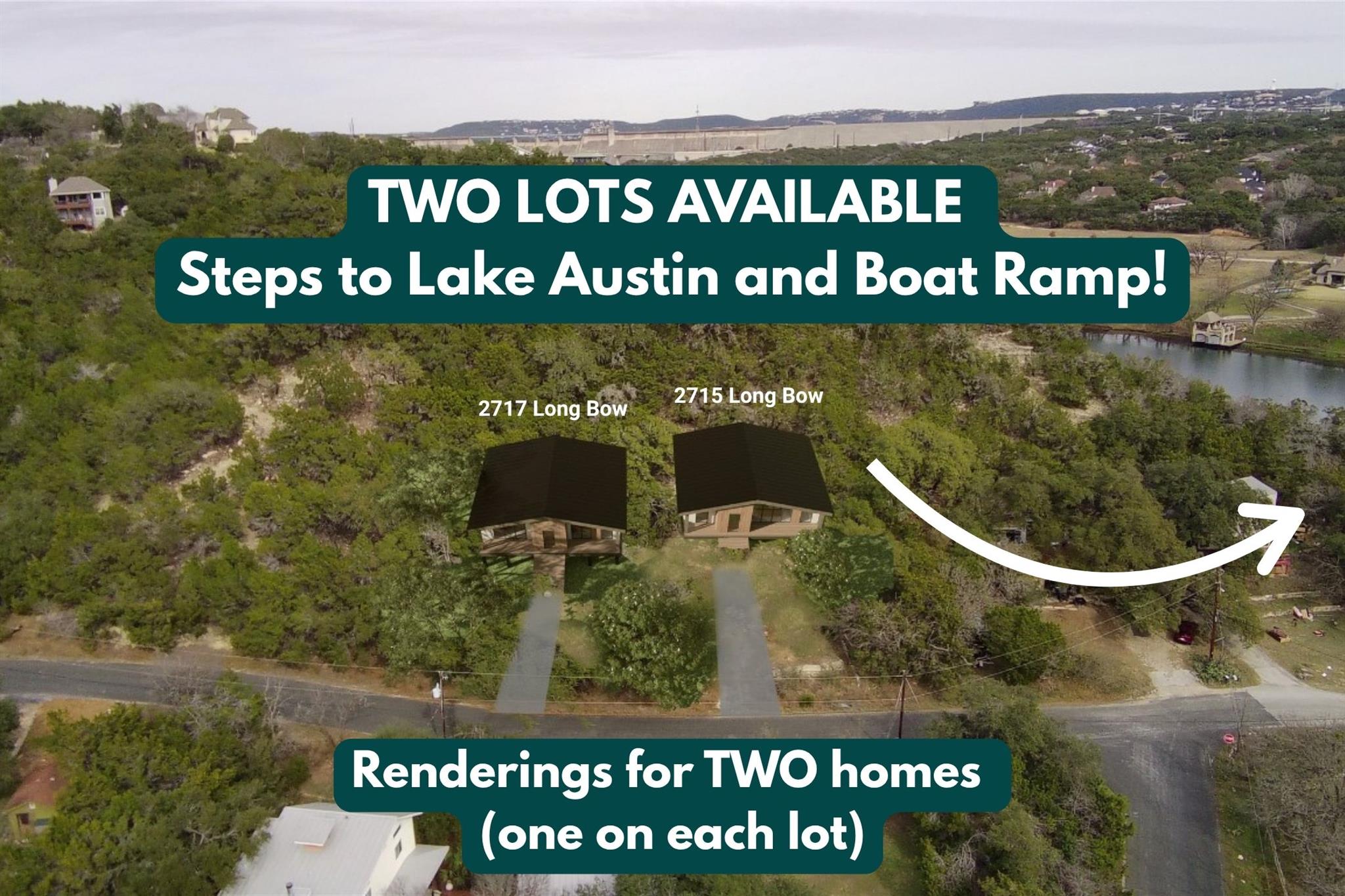 Imagine lakeside living with two available lots n
