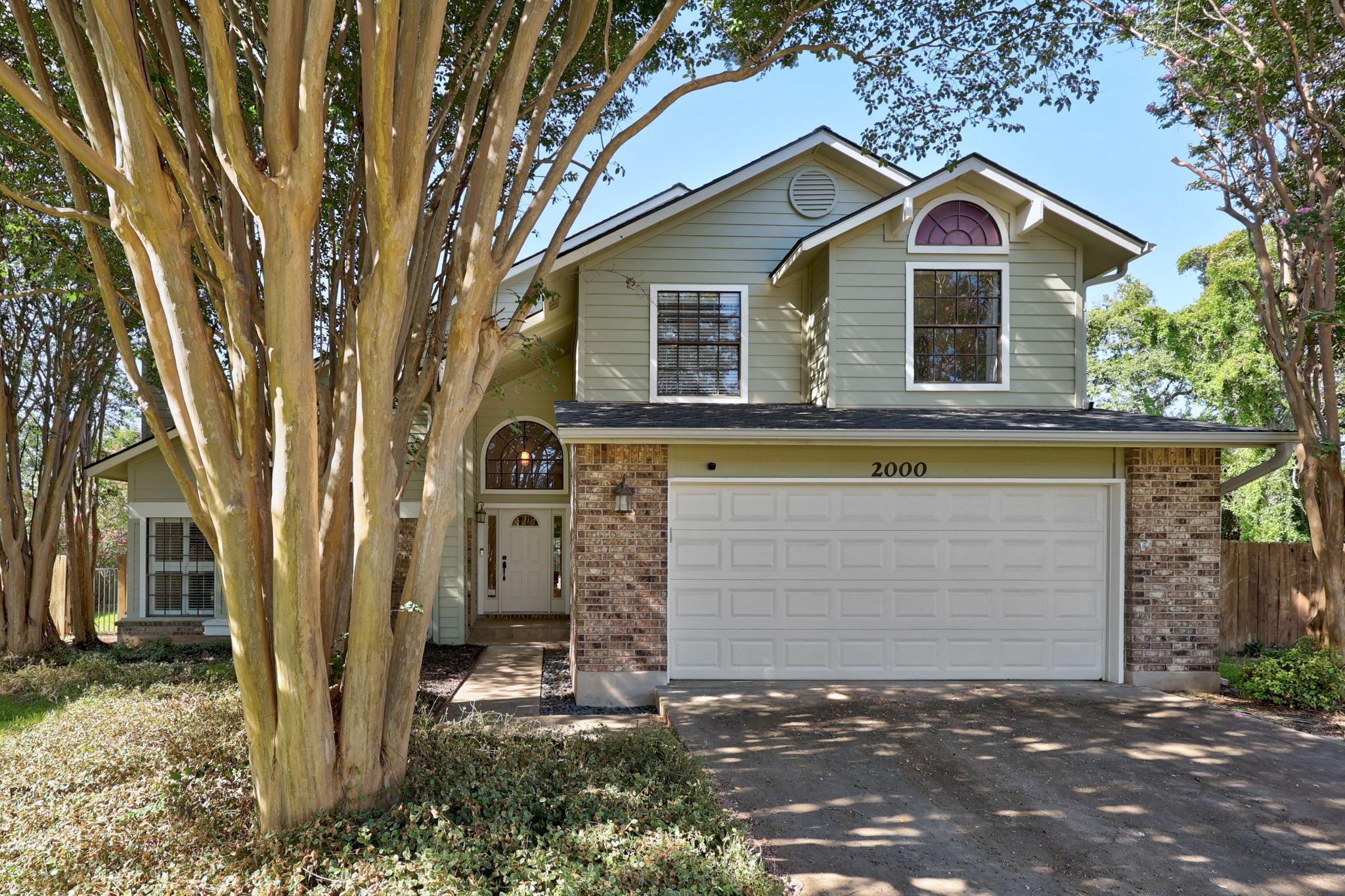 A welcoming facade presents a harmonious blend of