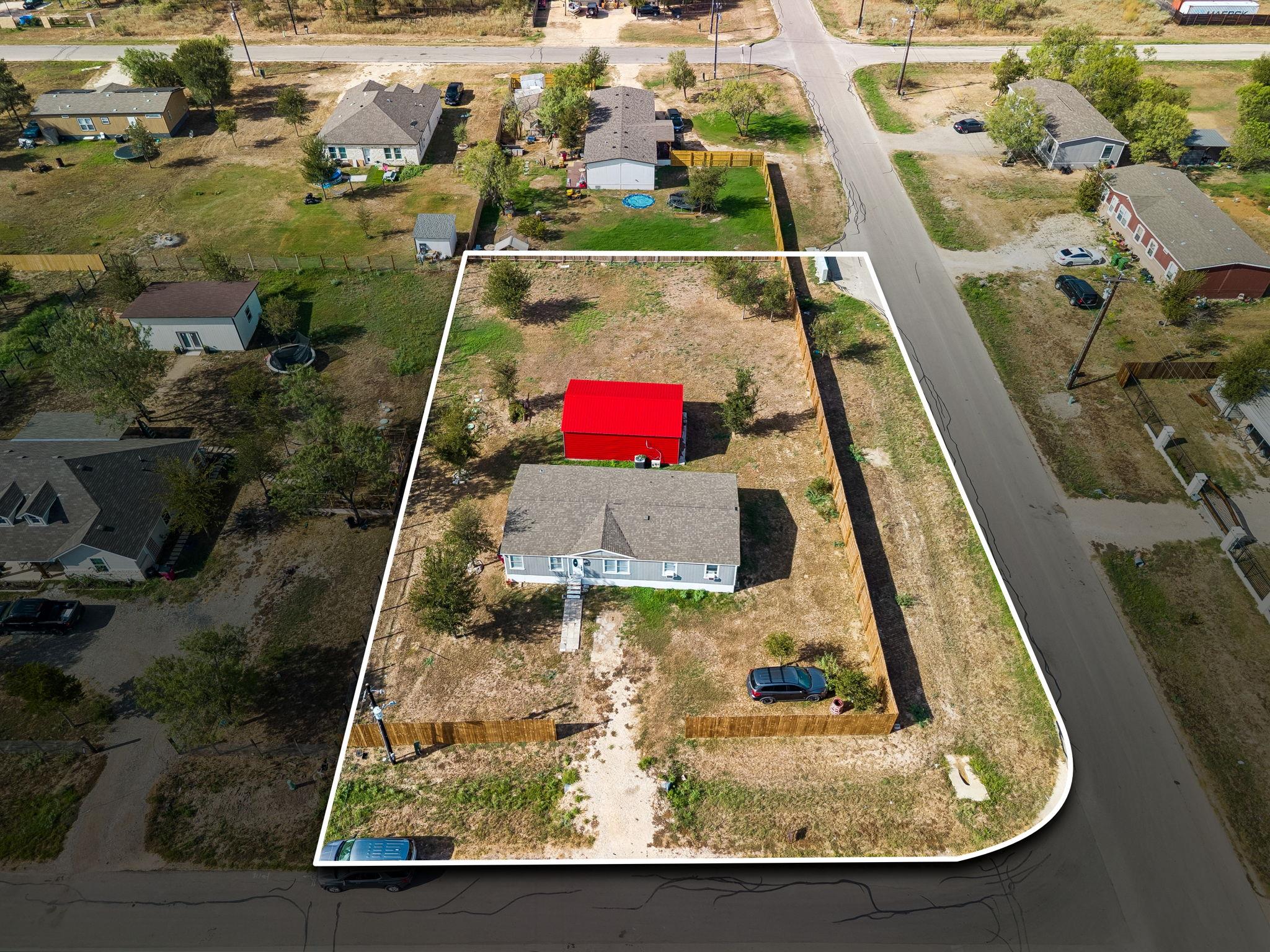 An aerial perspective showcases the expansive pro