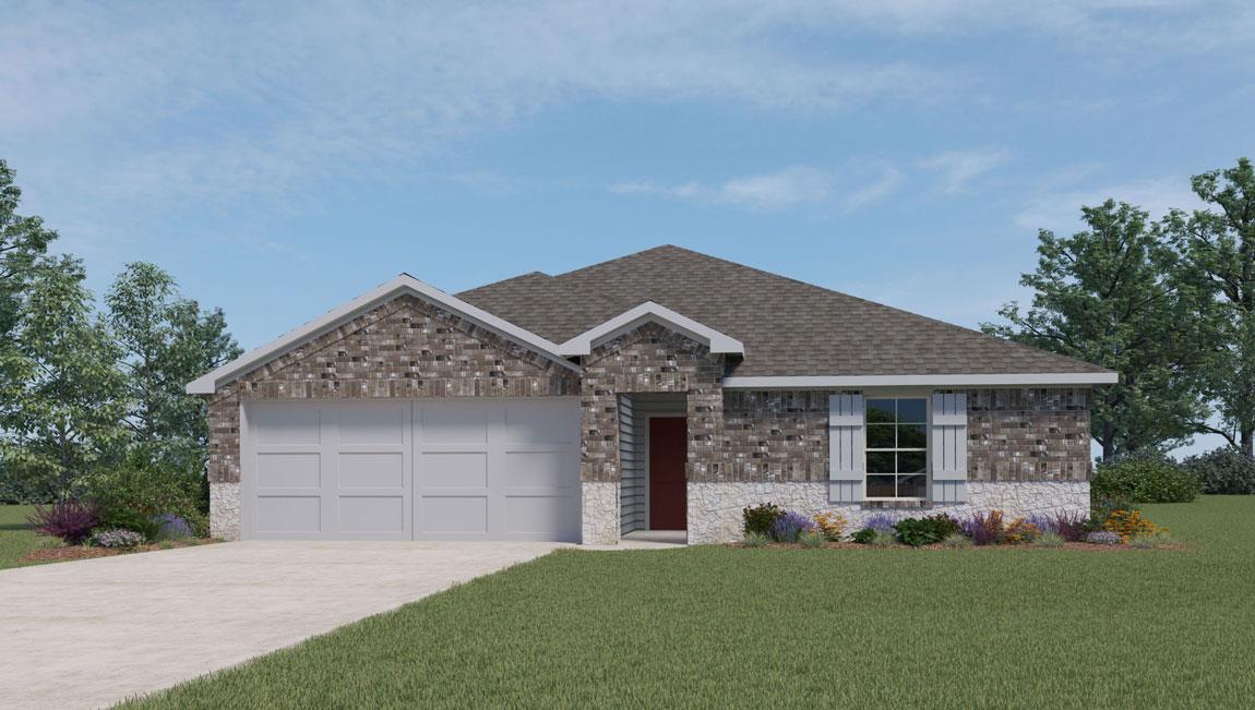 A classic brick and stone facade, complemented by