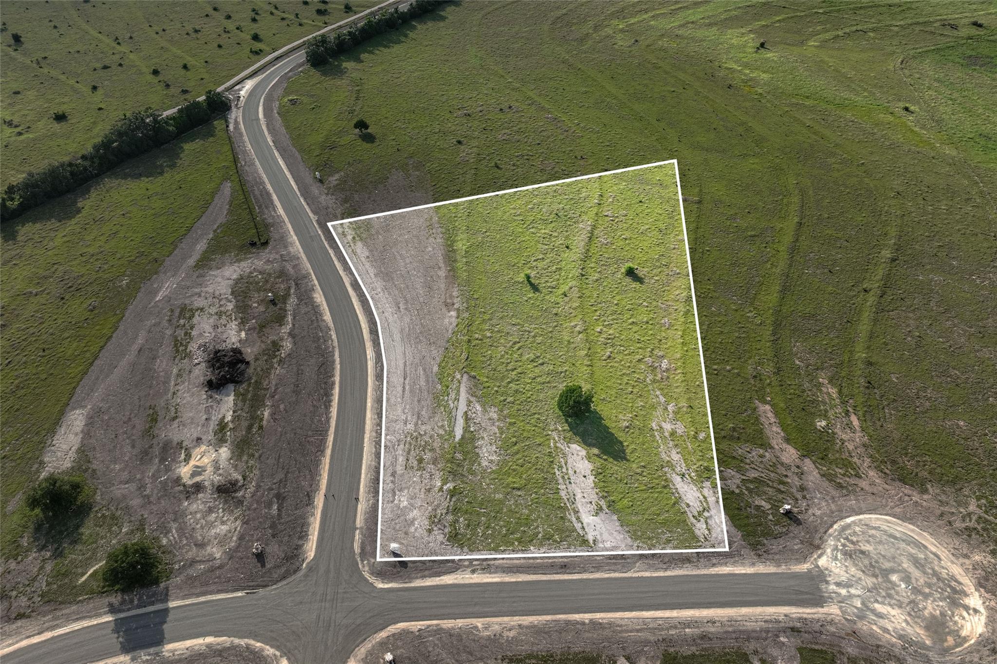 An aerial perspective showcases a generously size
