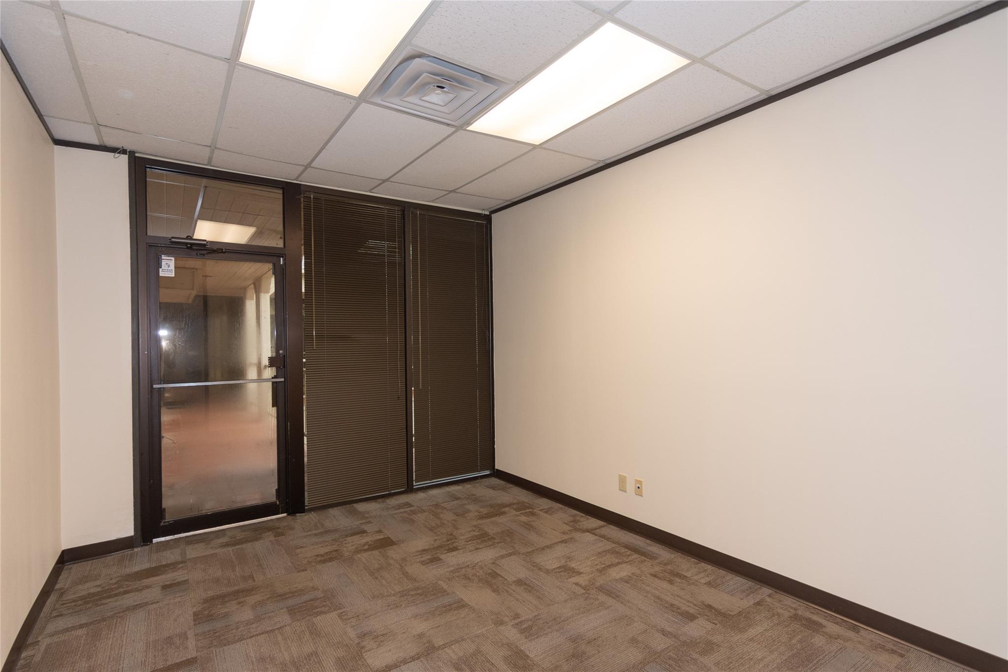A versatile space features commercial-grade floor