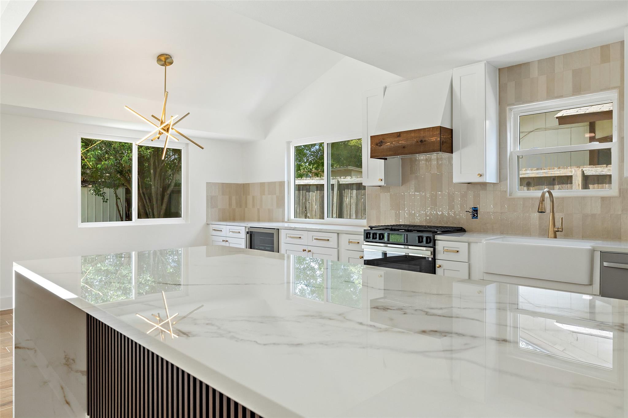 Culinary excellence awaits in this bright kitchen