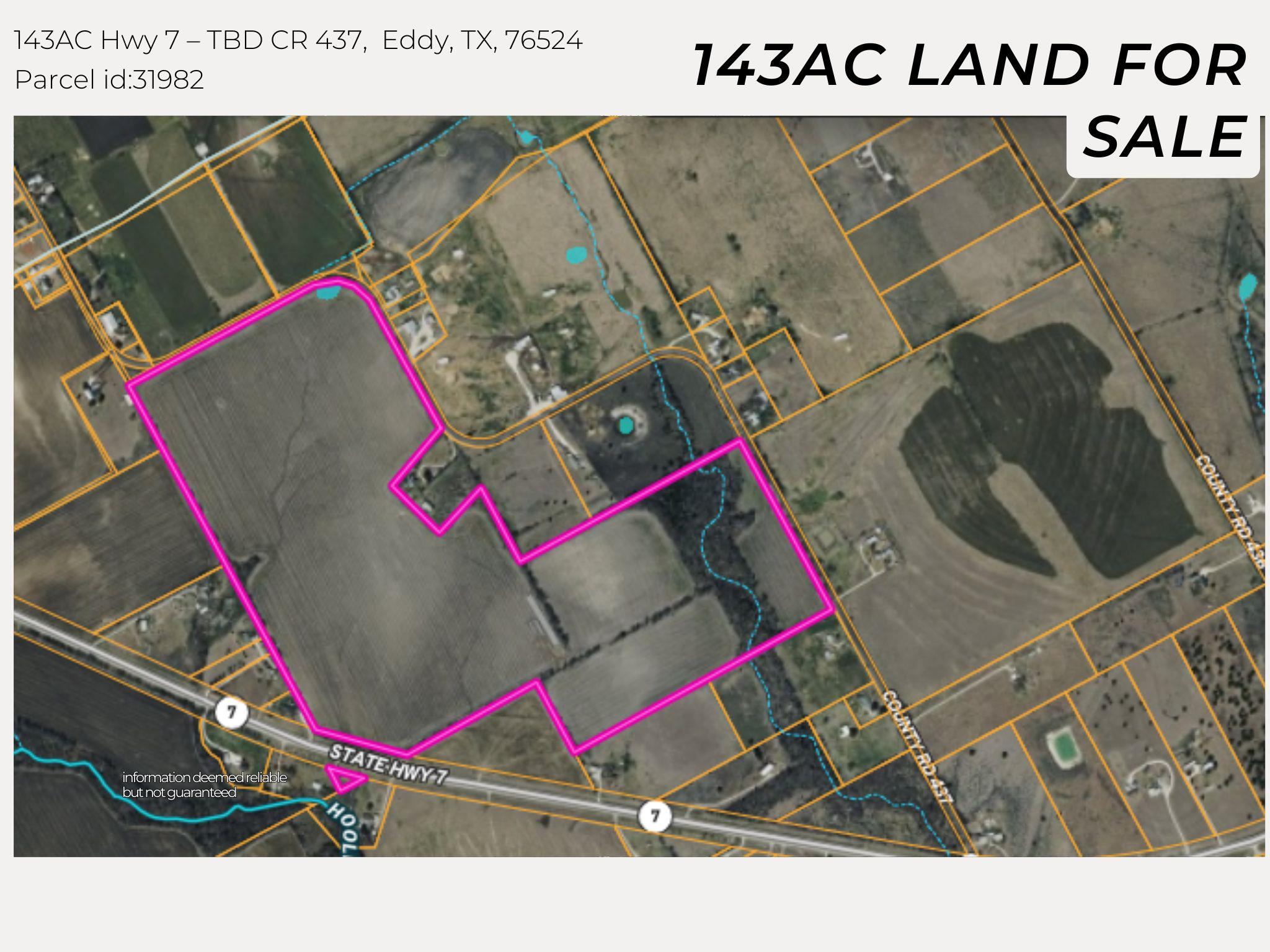 A comprehensive aerial map outlines a vast land p