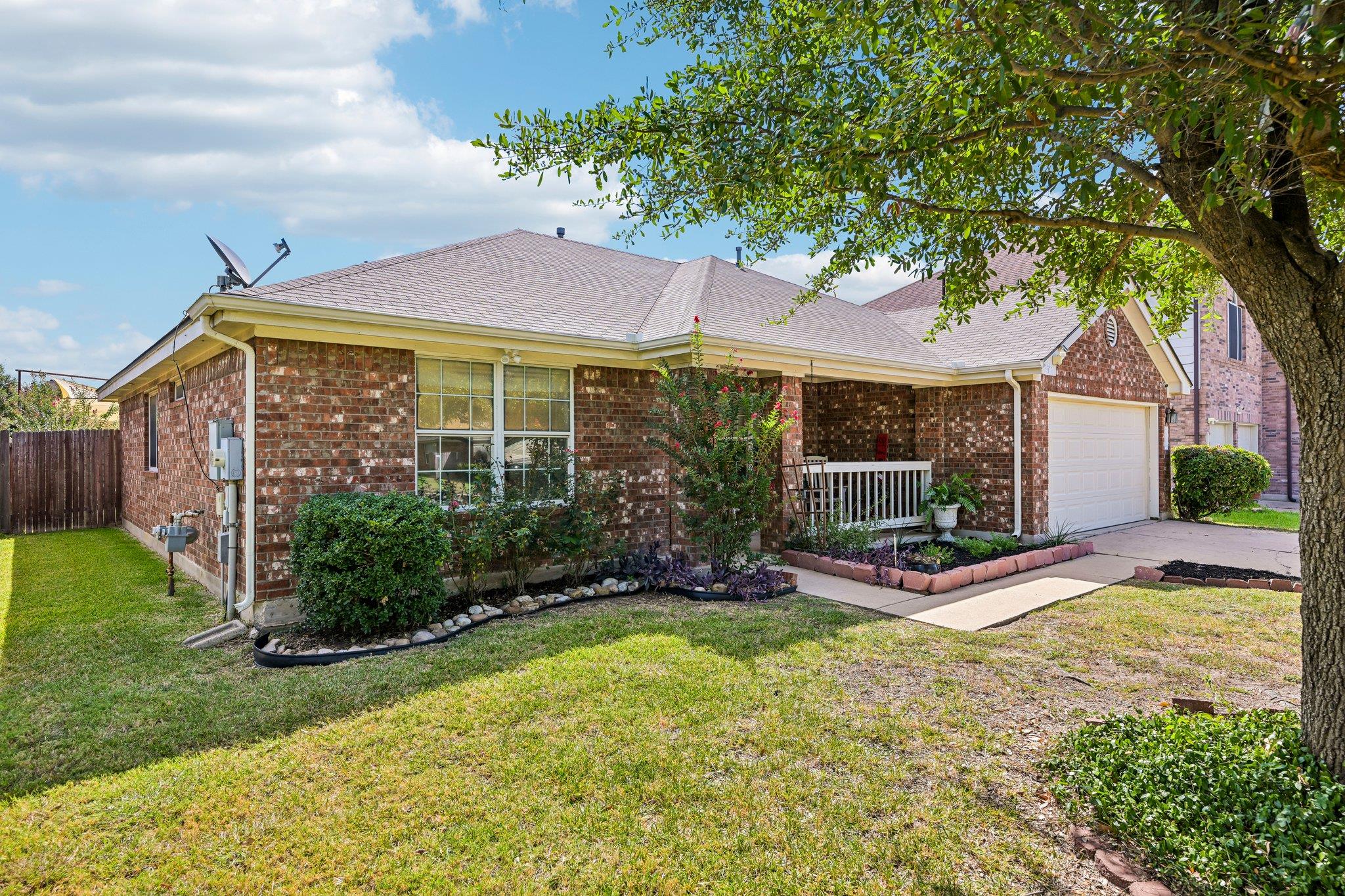 A well-maintained brick exterior with a welcoming