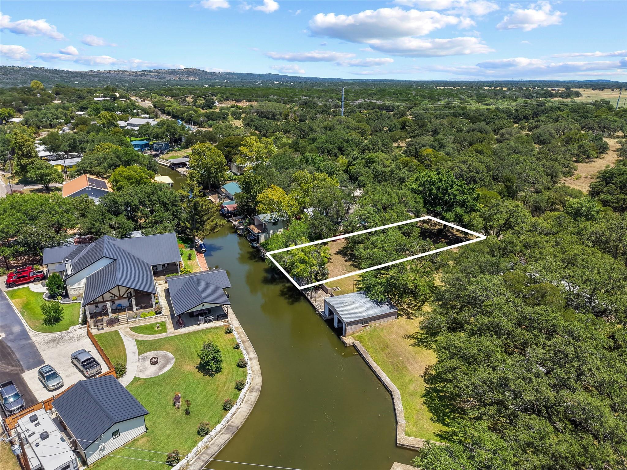 An ideal lot awaits your custom-built waterfront 
