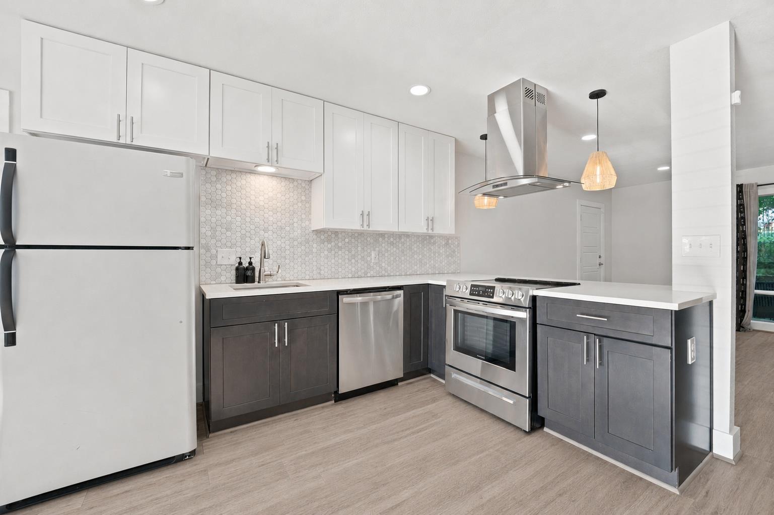 A well-appointed culinary space featuring sleek s