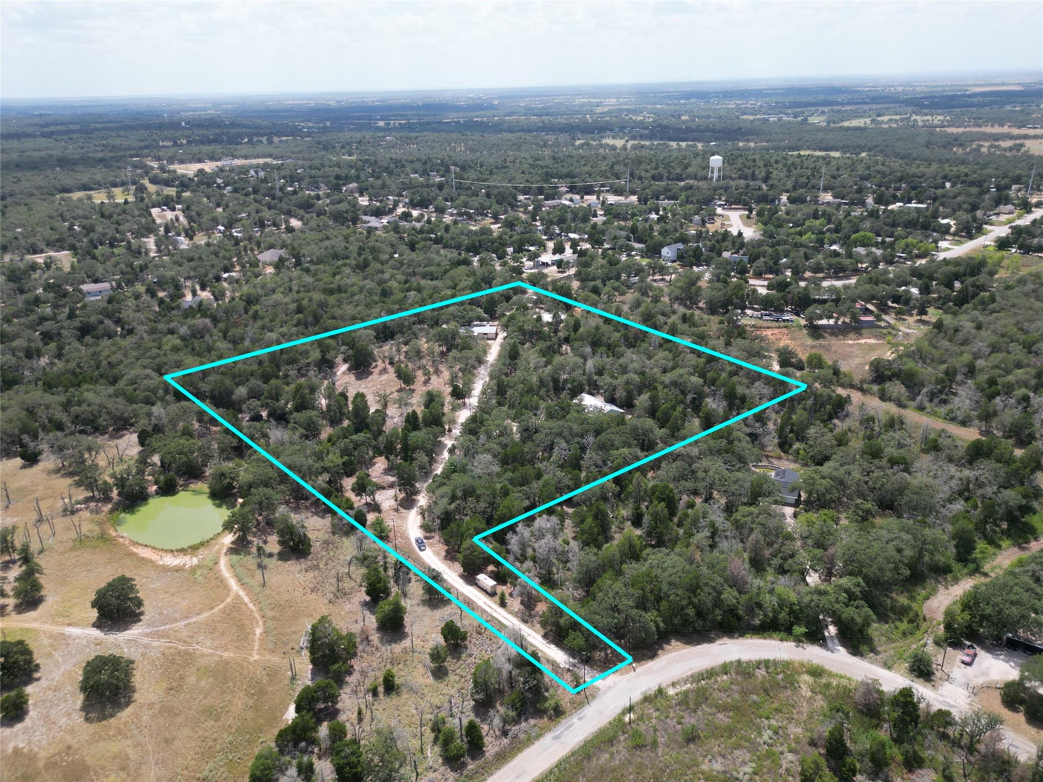 An aerial perspective showcases a sprawling, heav