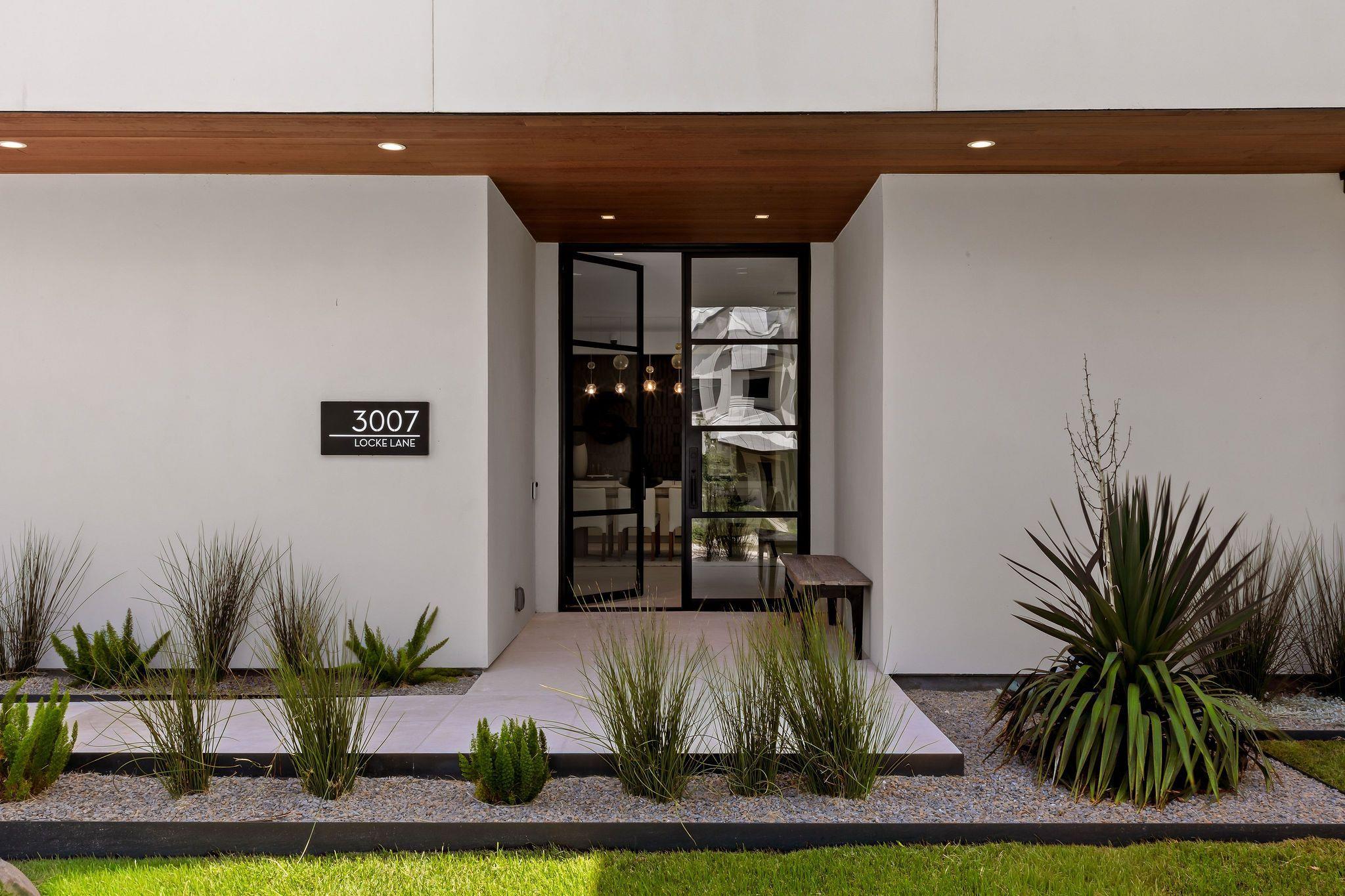 Warm wood ceilings and clean architectural lines 