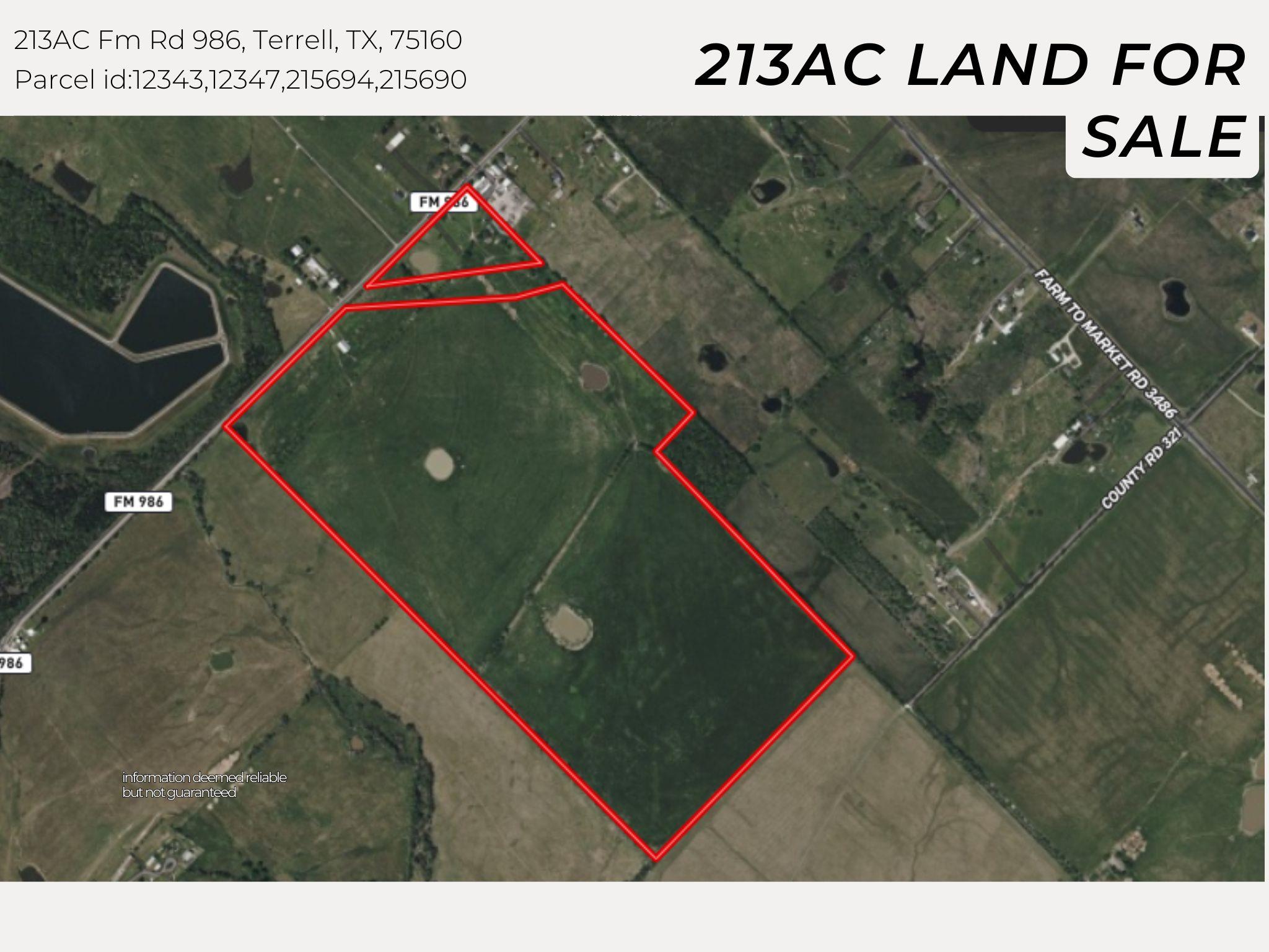 A vast expanse of rural acreage, perfect for deve