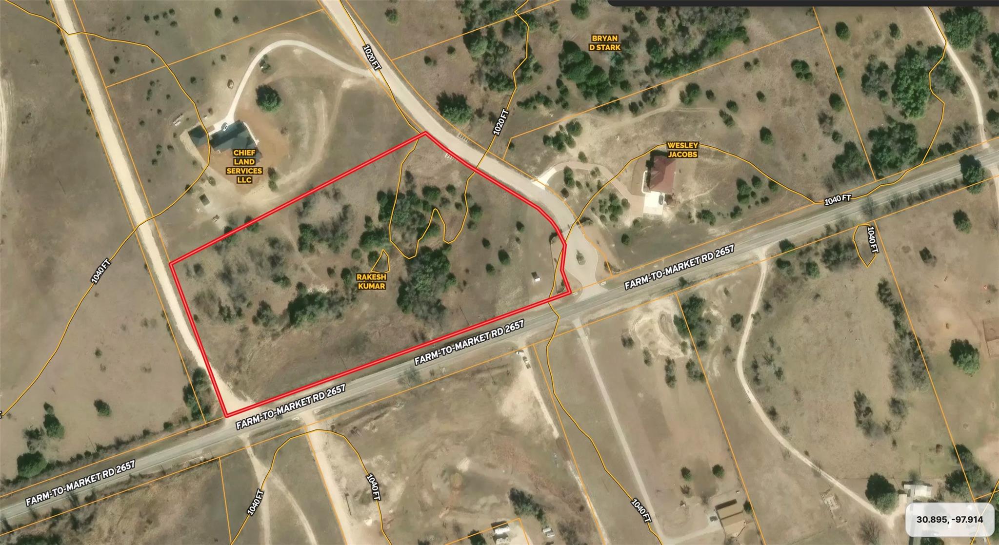 A spacious, undeveloped lot with convenient acces