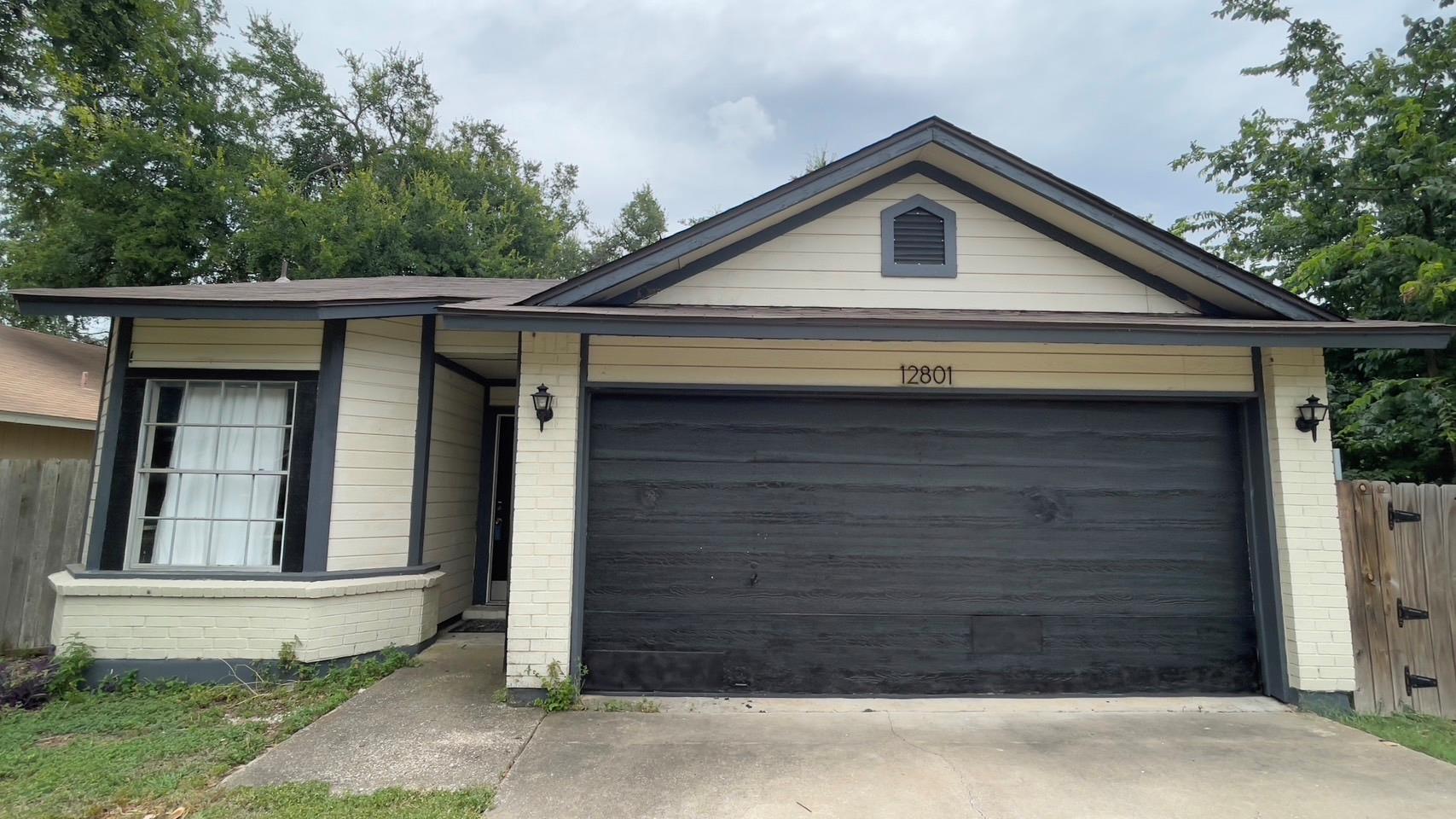 Classic horizontal siding and a prominent front-f
