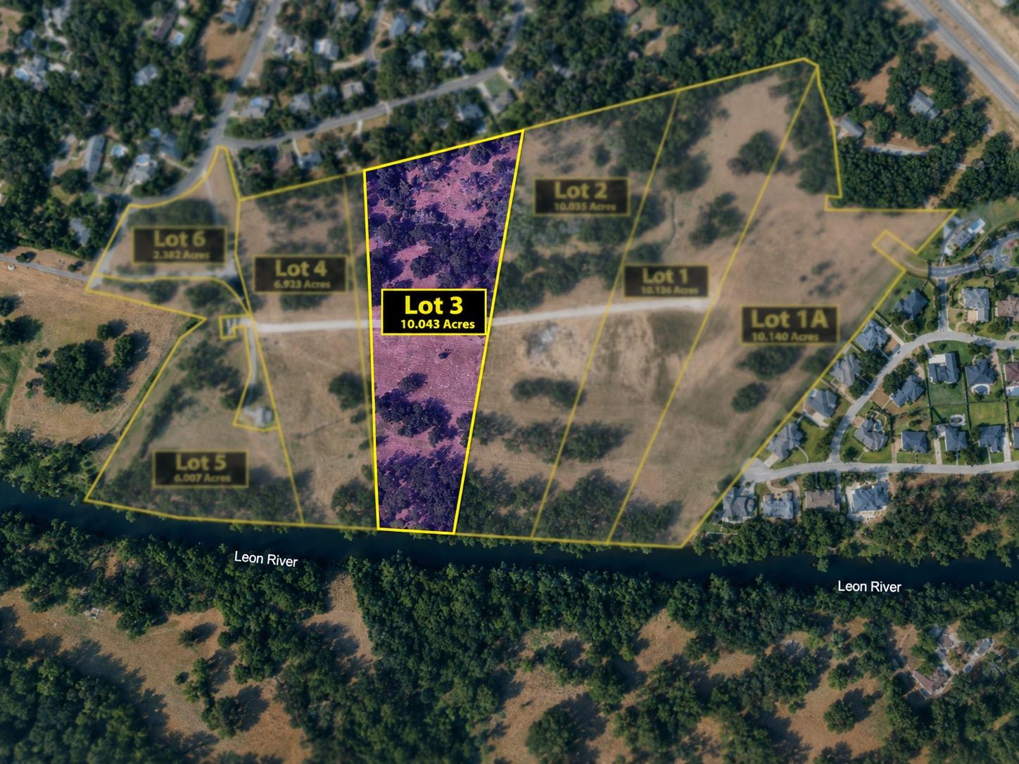 An aerial perspective outlines the sprawling acre