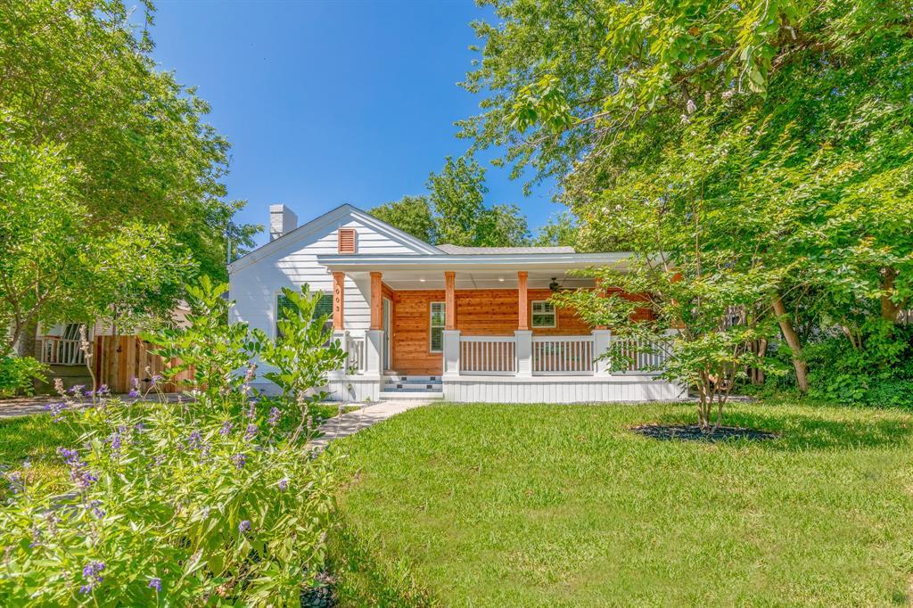 A welcoming front porch sets a charming tone for 