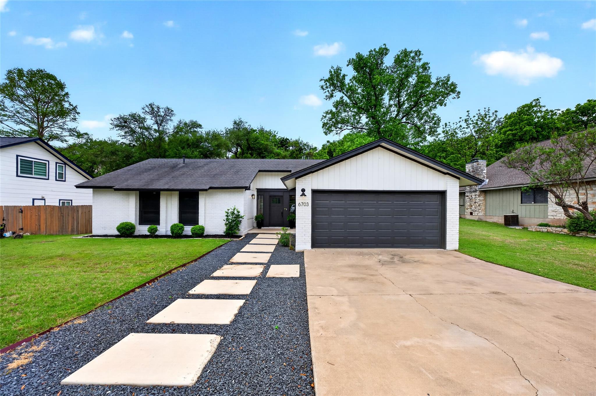 Mid-century architectural styling meets modern up