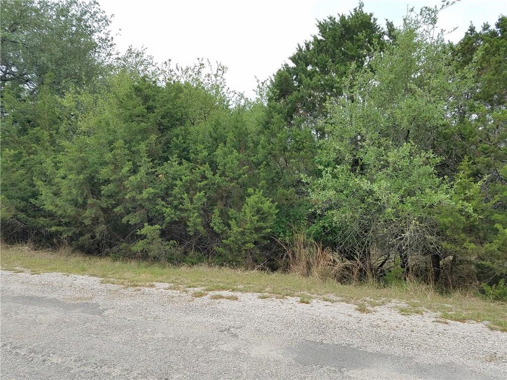 Mature trees and native foliage line the edge of 