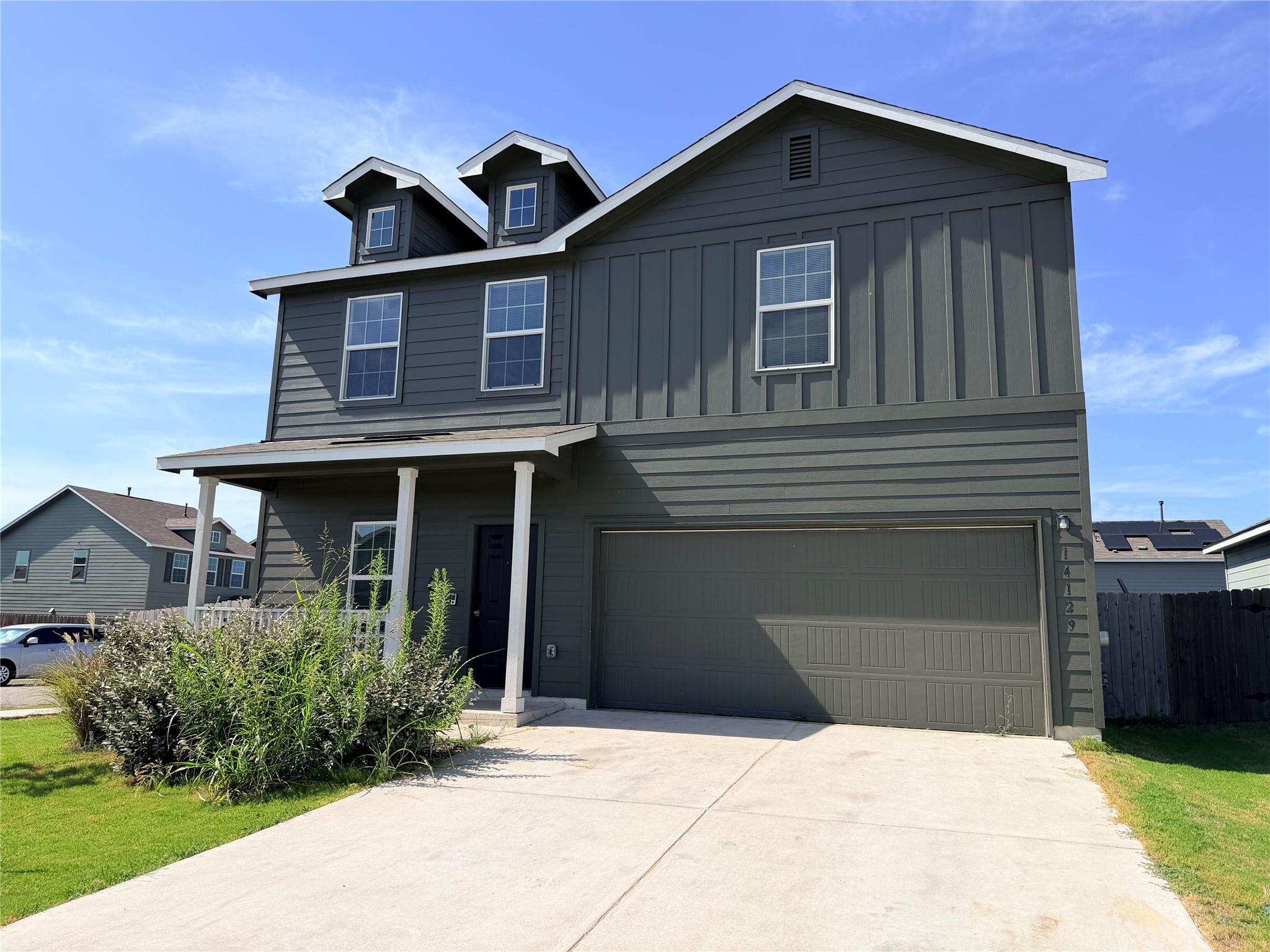 Board and batten siding pairs with classic horizo