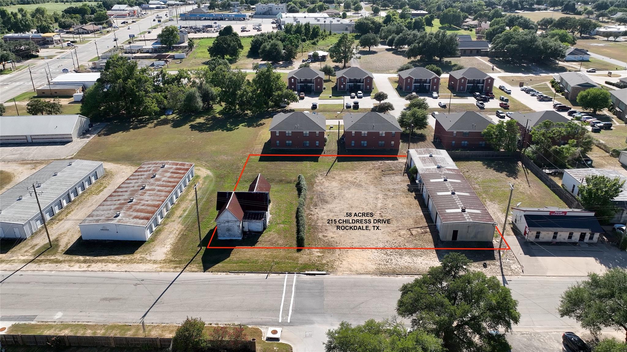 A prominent street-facing parcel offers exception