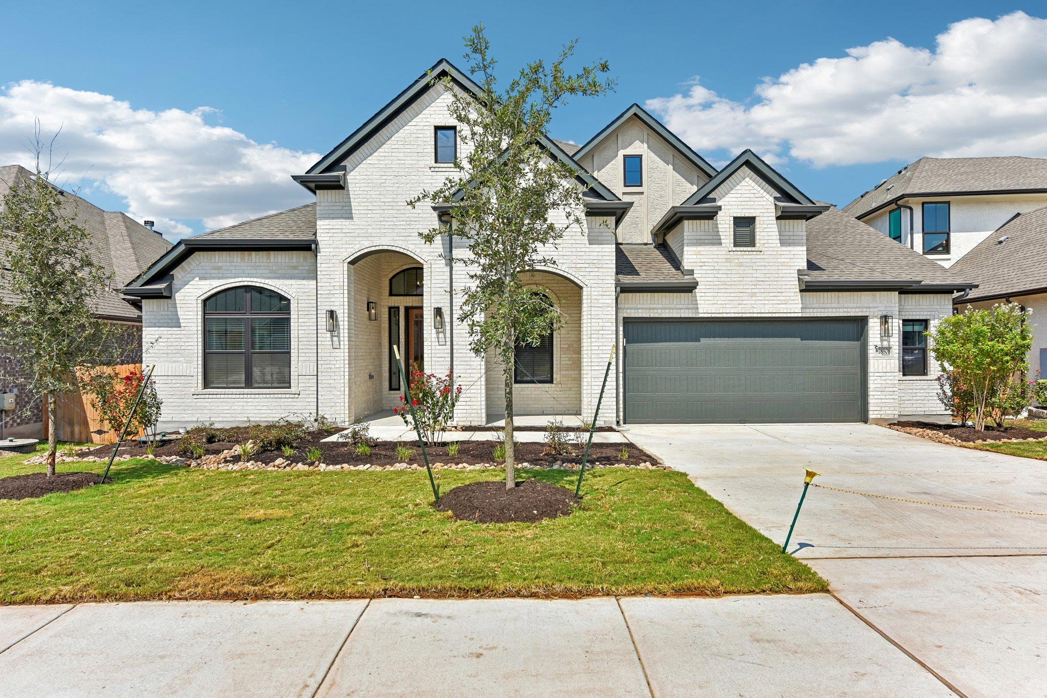 Crisp masonry and multiple gables define this han