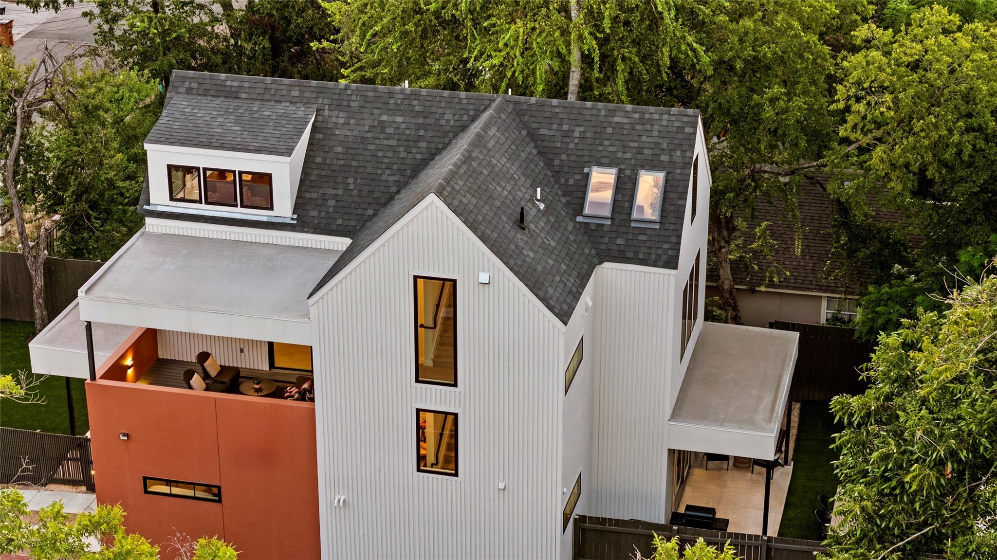Striking modern architecture defines this multi-l