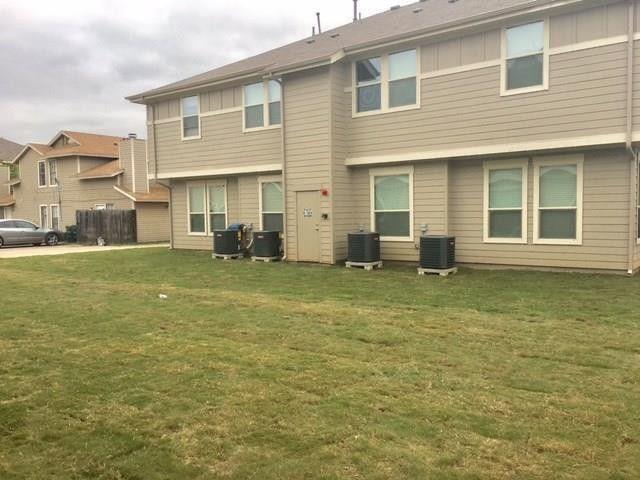 Multi-level residential exterior siding lines the