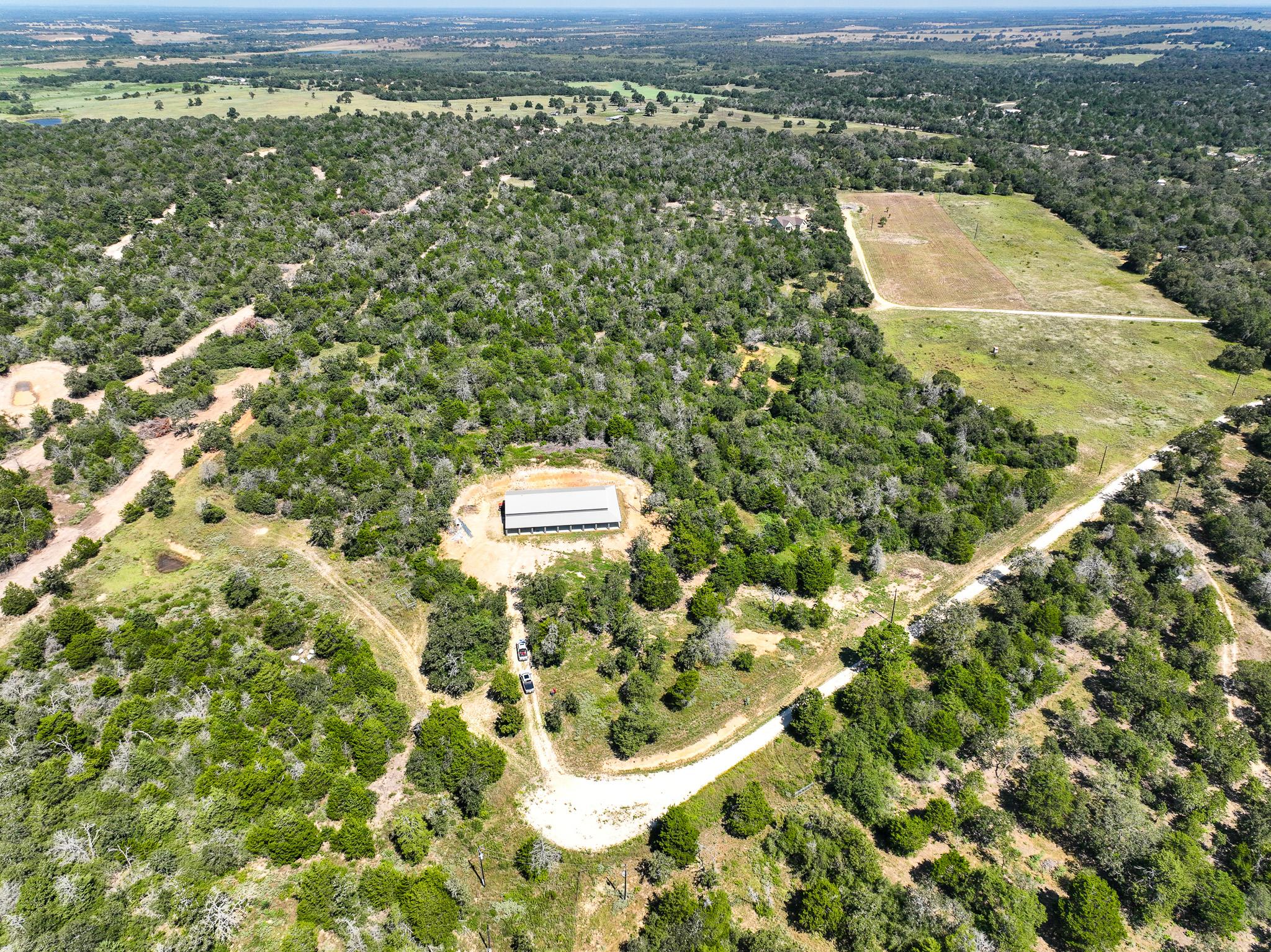 Mature trees and open pastures envelope this spra