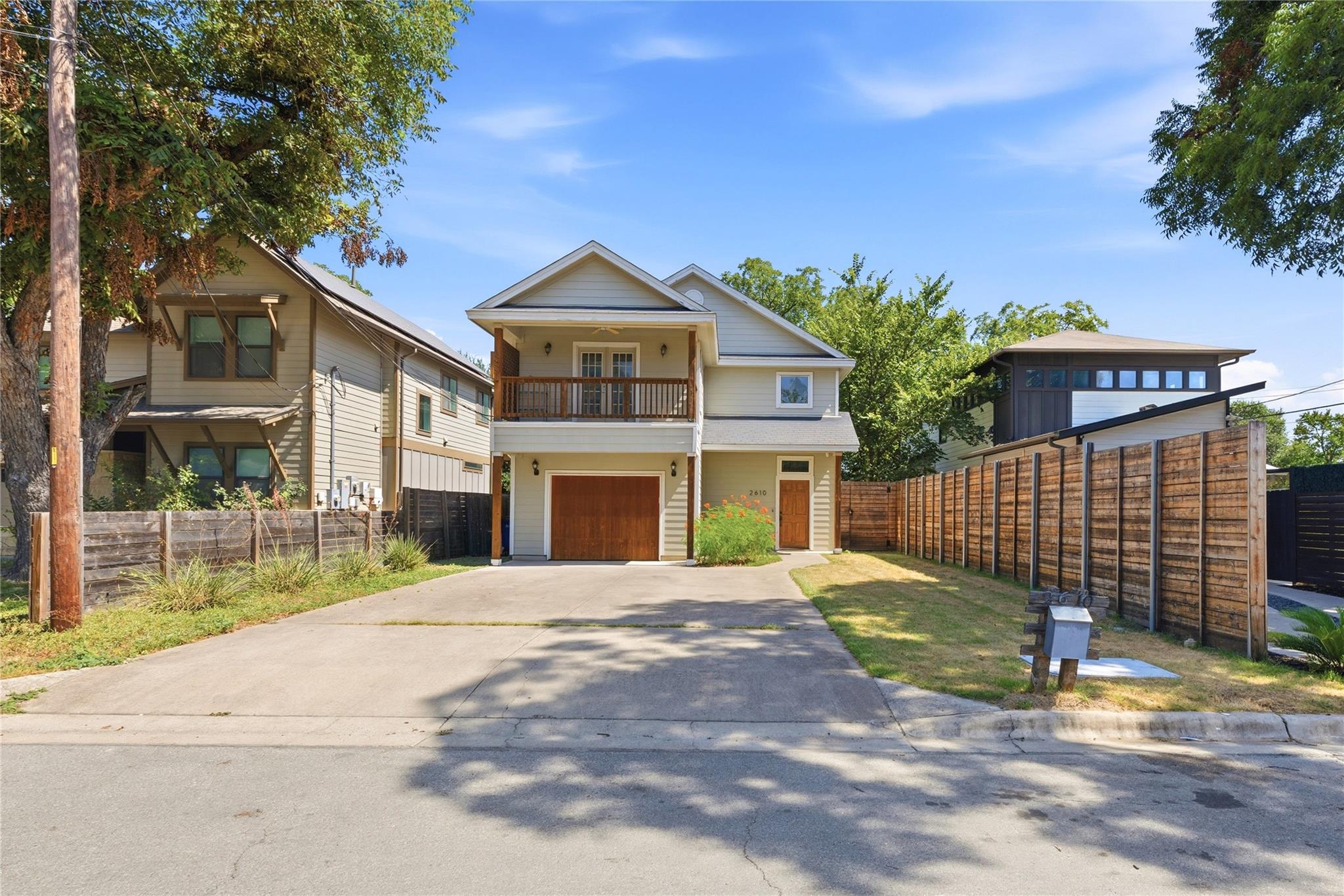 Craftsman styling shines on this multi-level exte