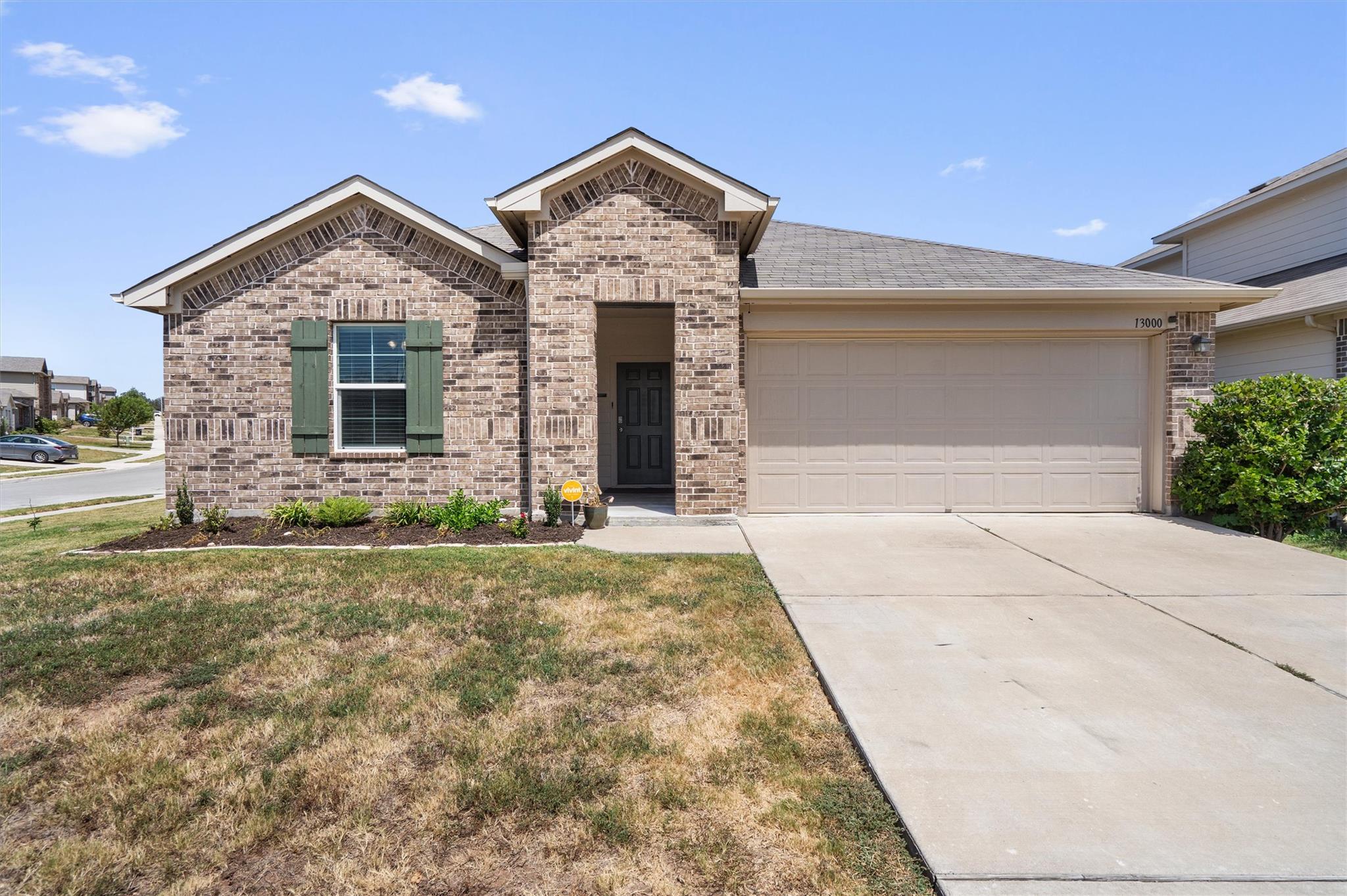 Classic brick exterior showcases architectural ga
