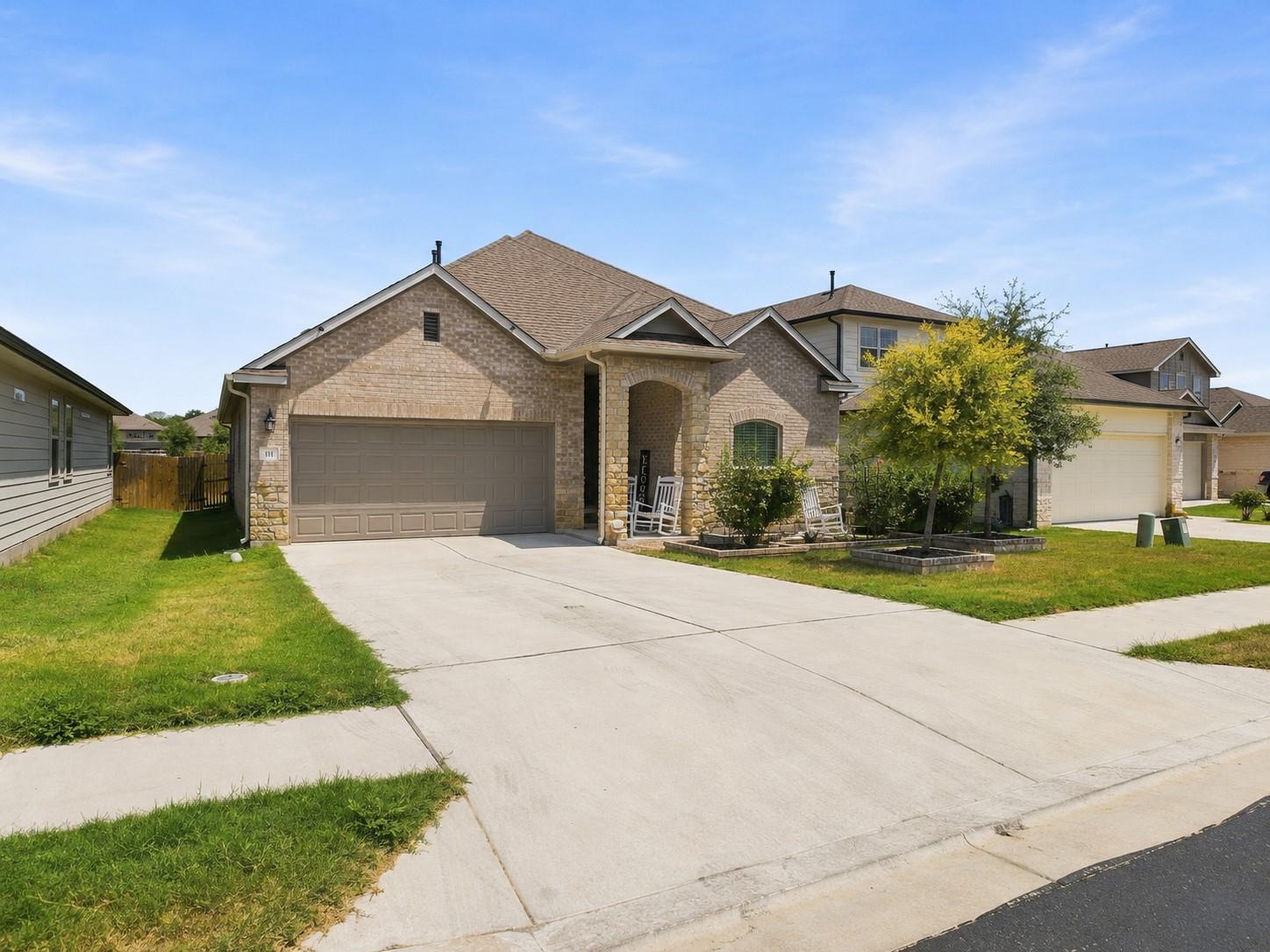 Classic brick exterior showcases architectural ga