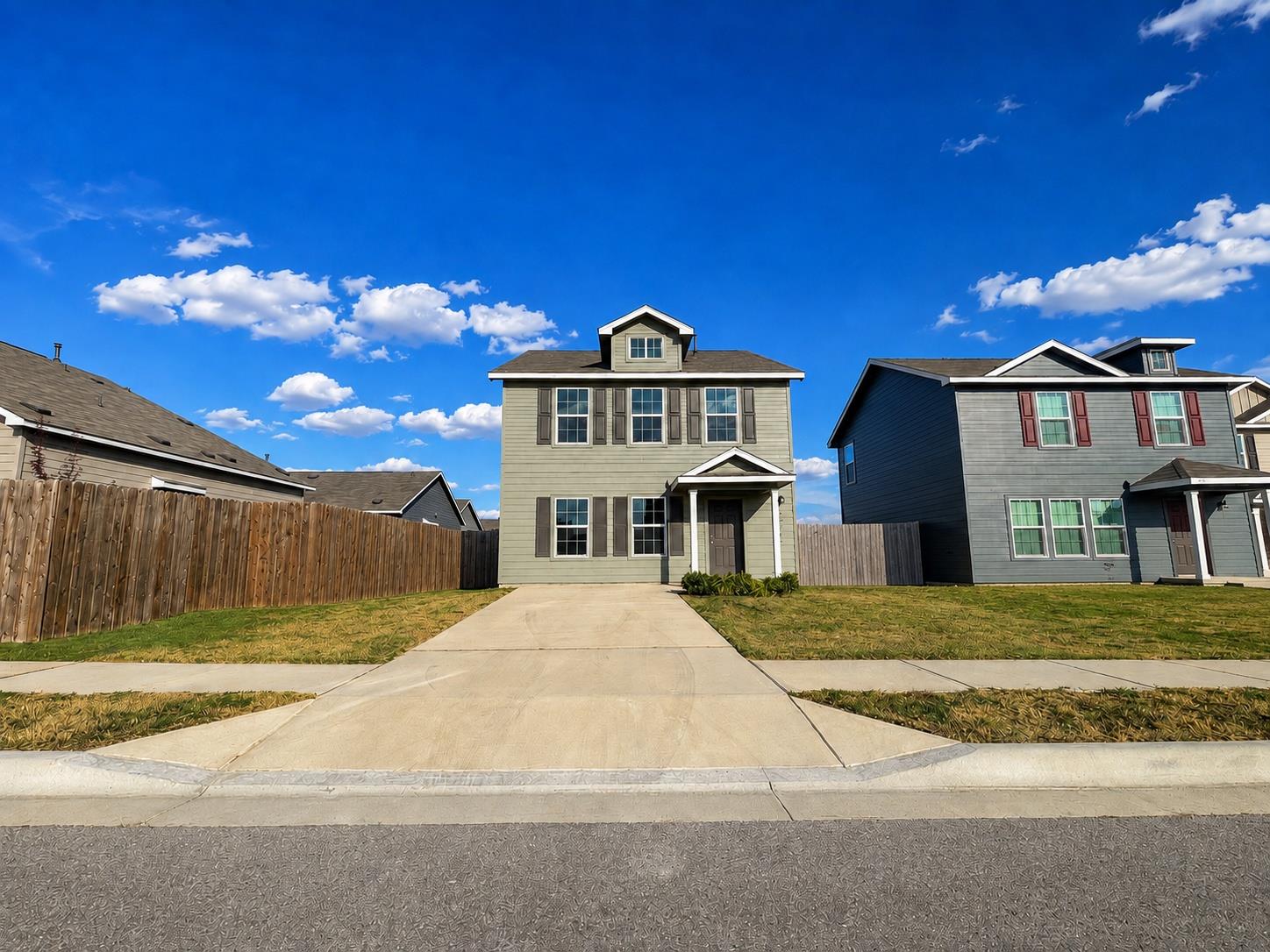 Symmetrical design highlights the neat exterior o