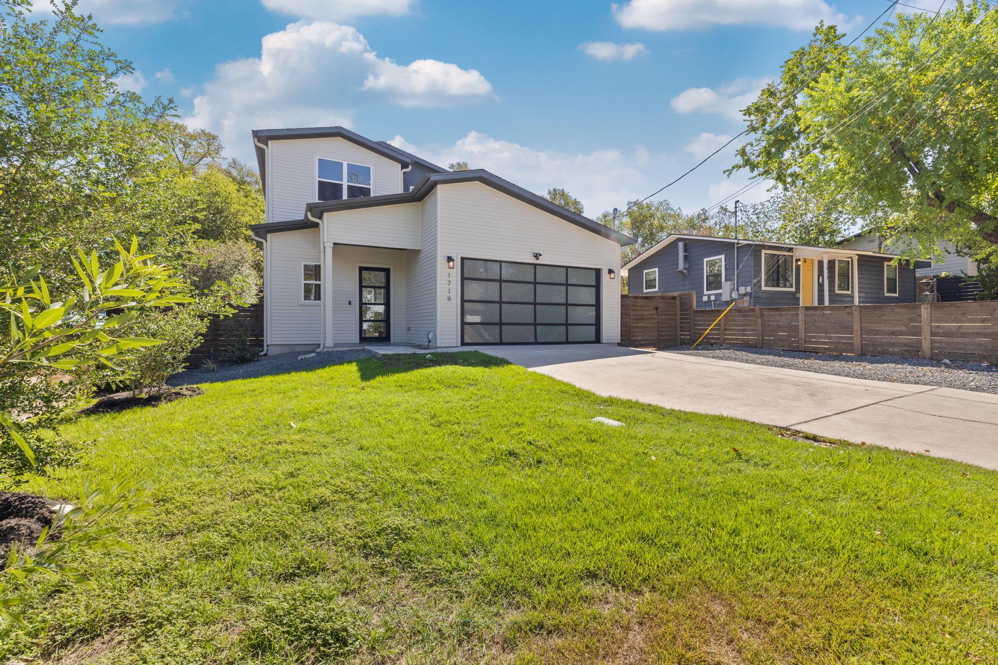 Modern architectural lines define a contemporary 