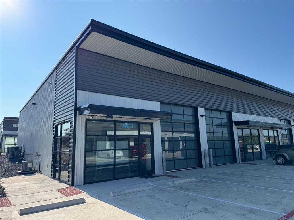 Modern metal commercial architecture stands out a