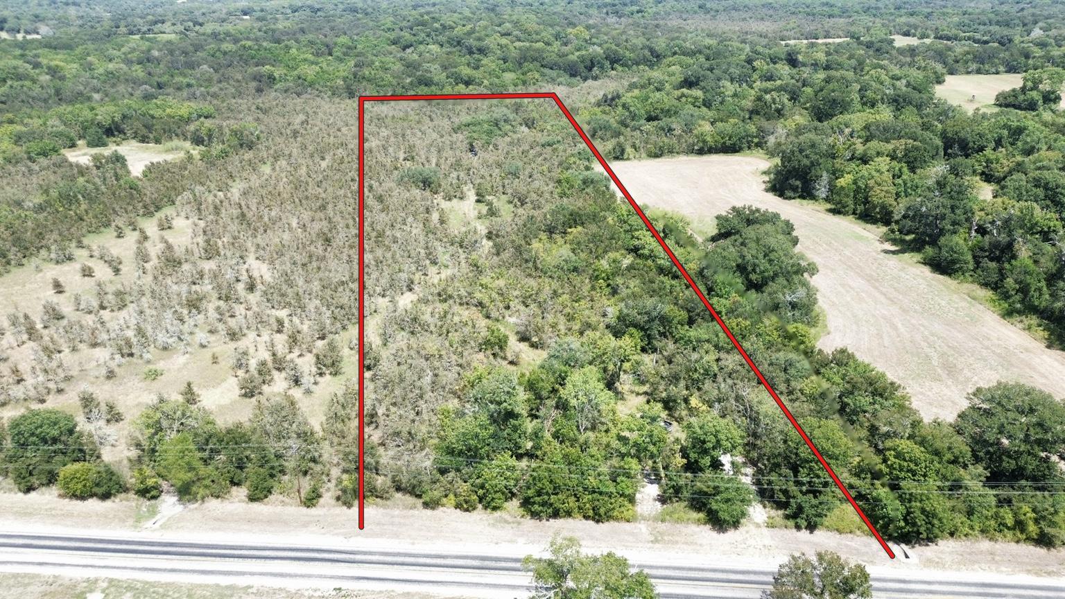 Mature trees and open clearings define this expan