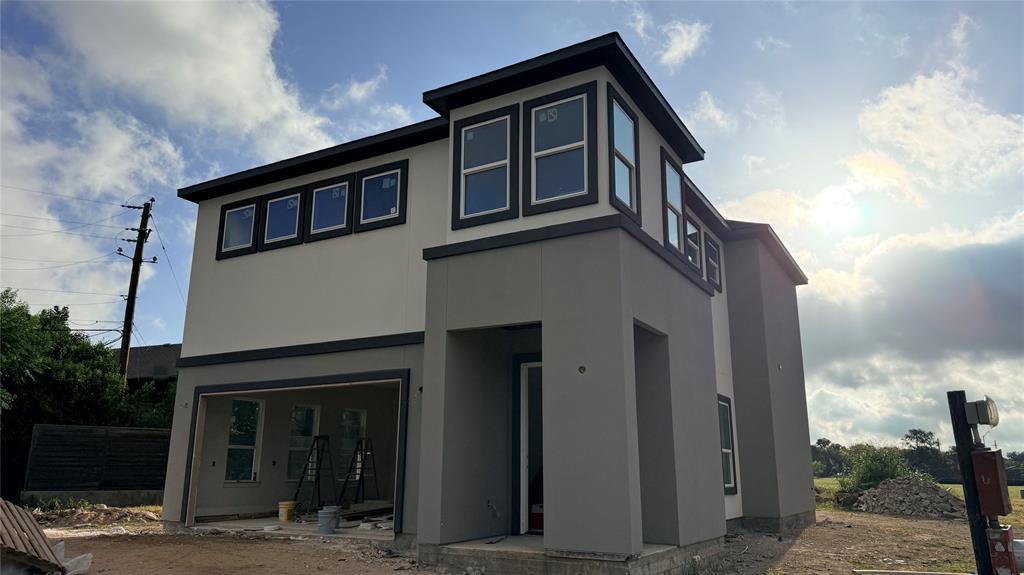 Striking contemporary architecture defines this m