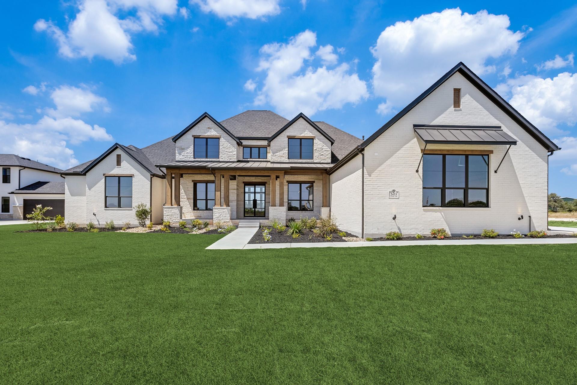 An impressive exterior design showcasing custom m