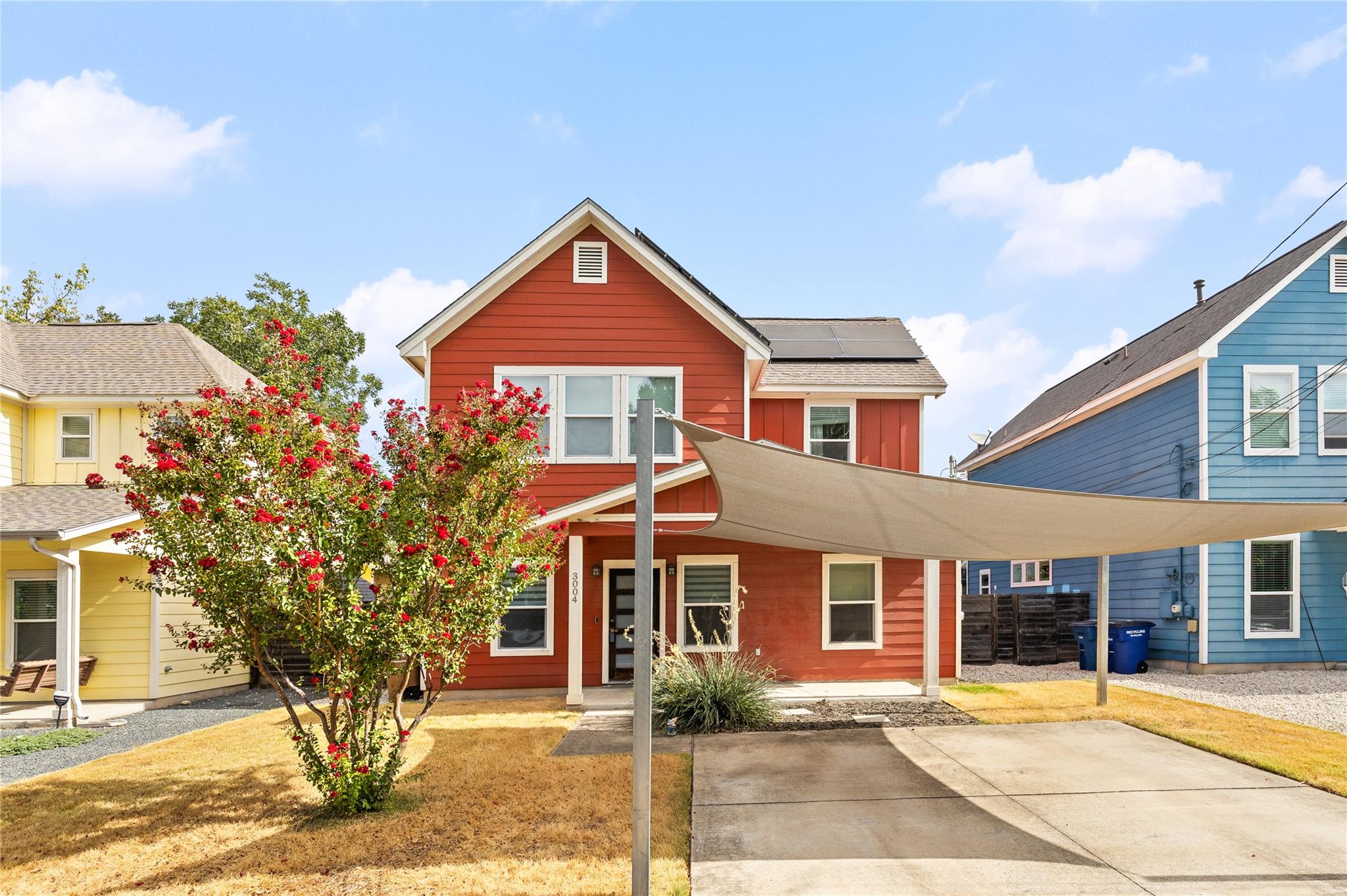 Traditional exterior styling matches a custom sha
